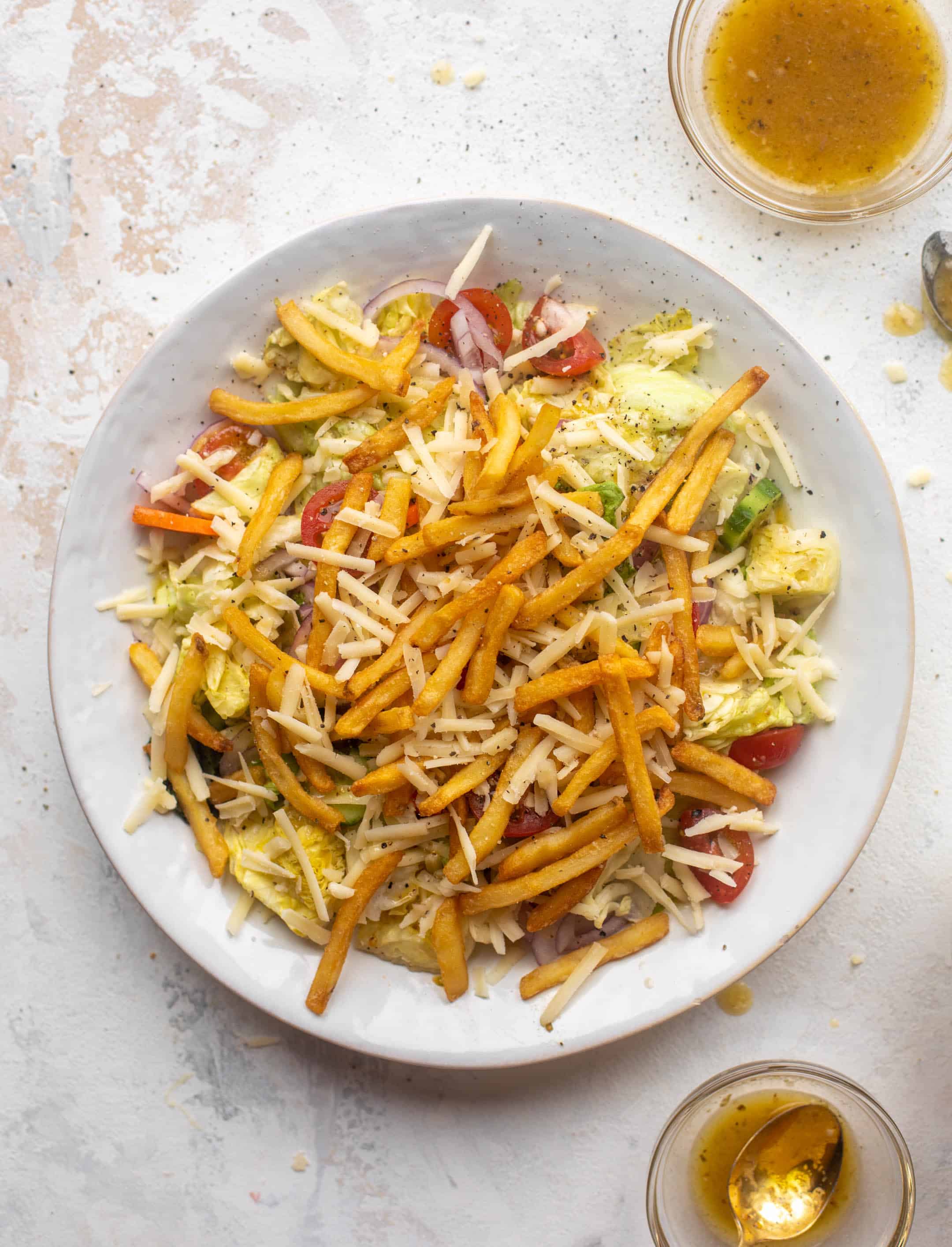 pittsburgh salad with best italian dressing