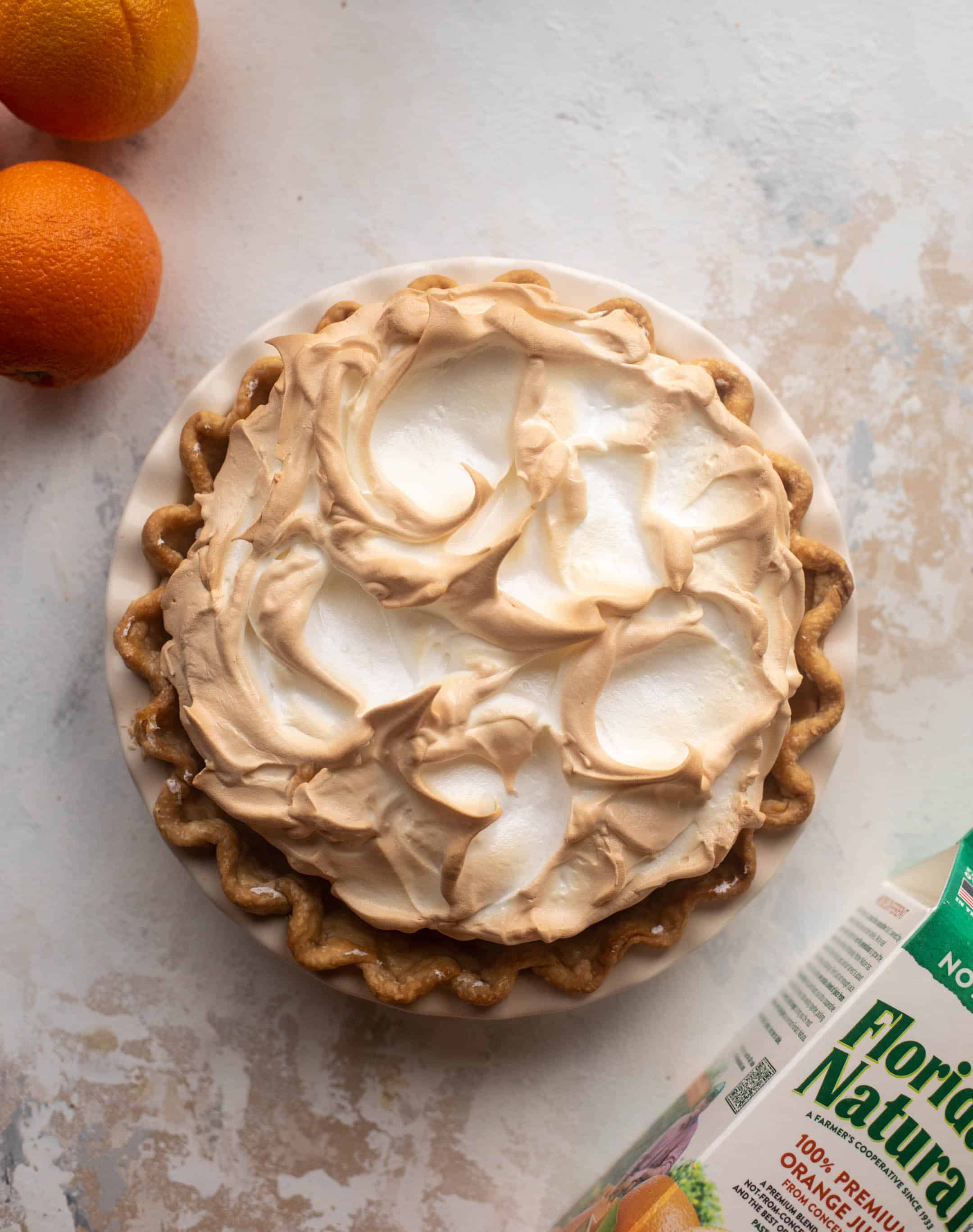 orange meringue pie