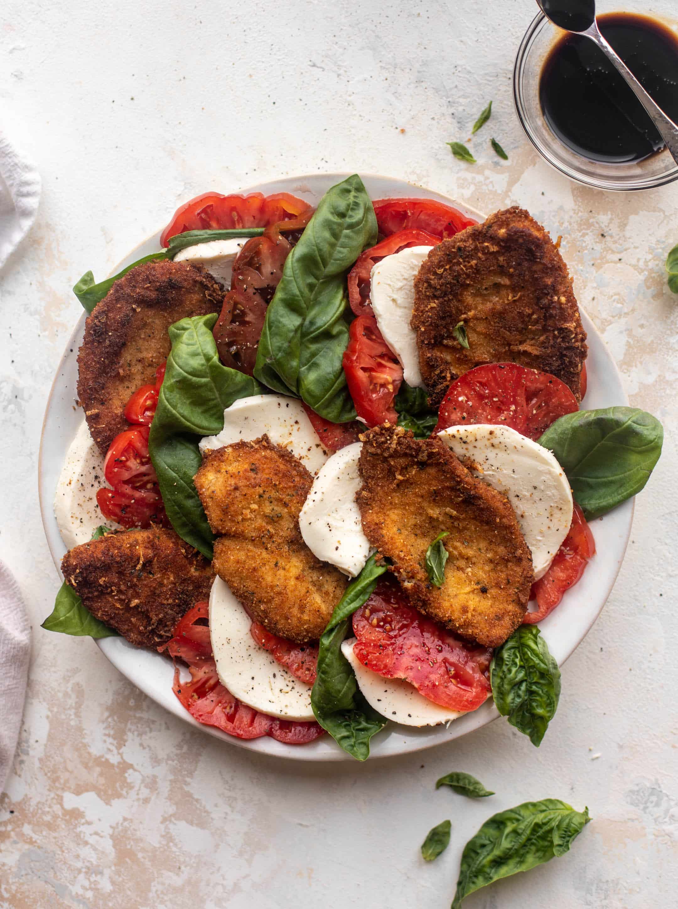 crispy chicken caprese