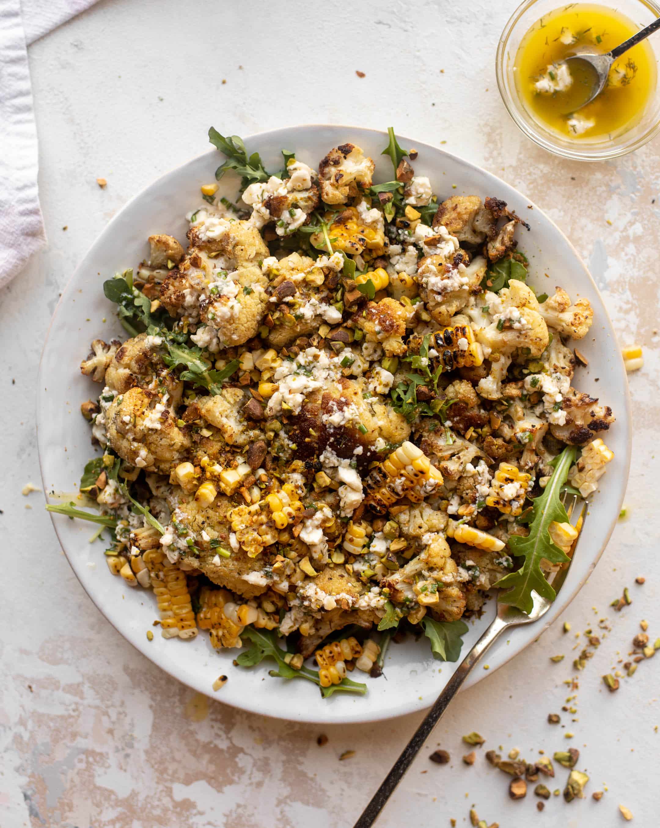 grilled cauliflower salad
