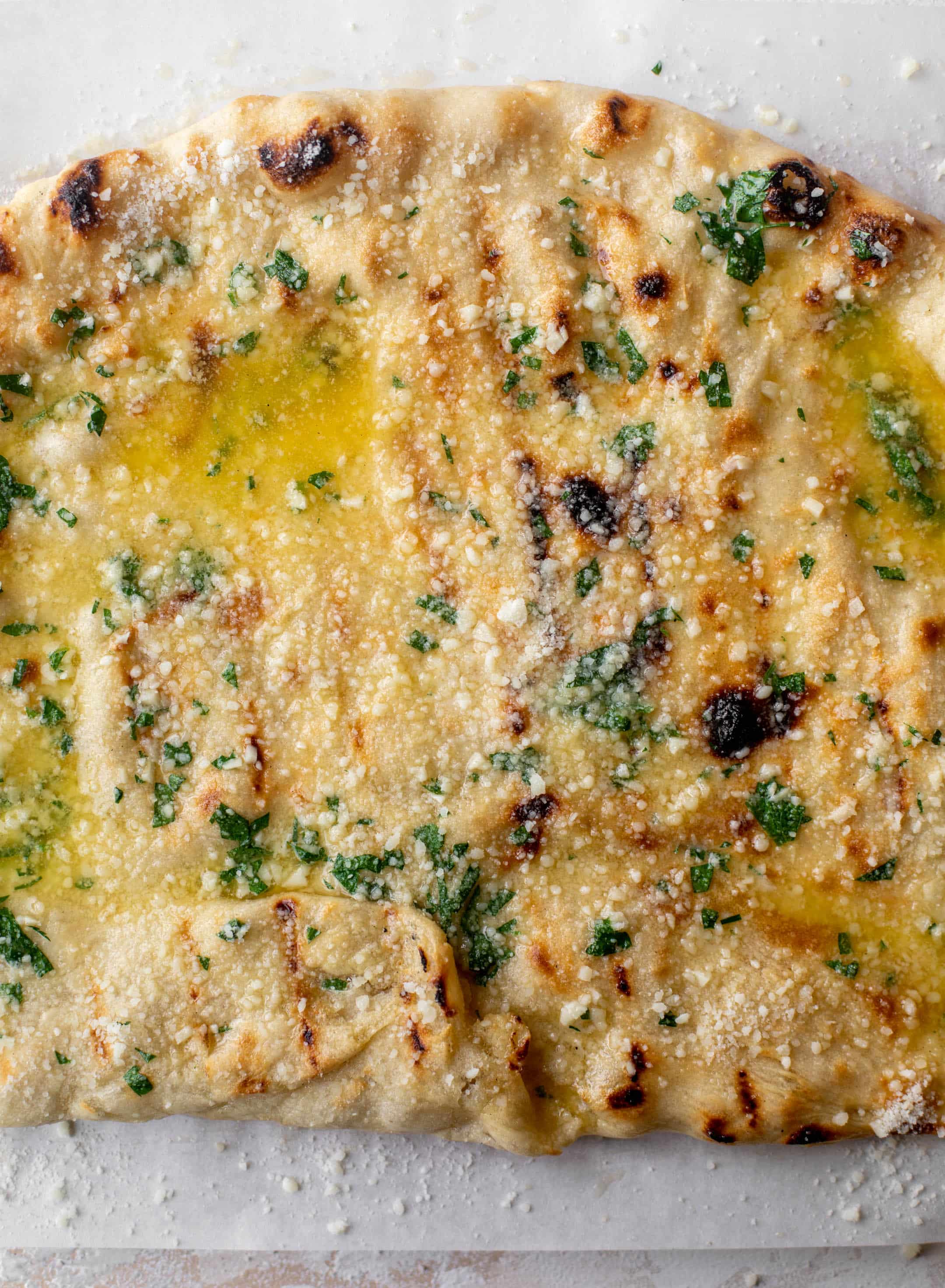 garlic butter grilled breadsticks