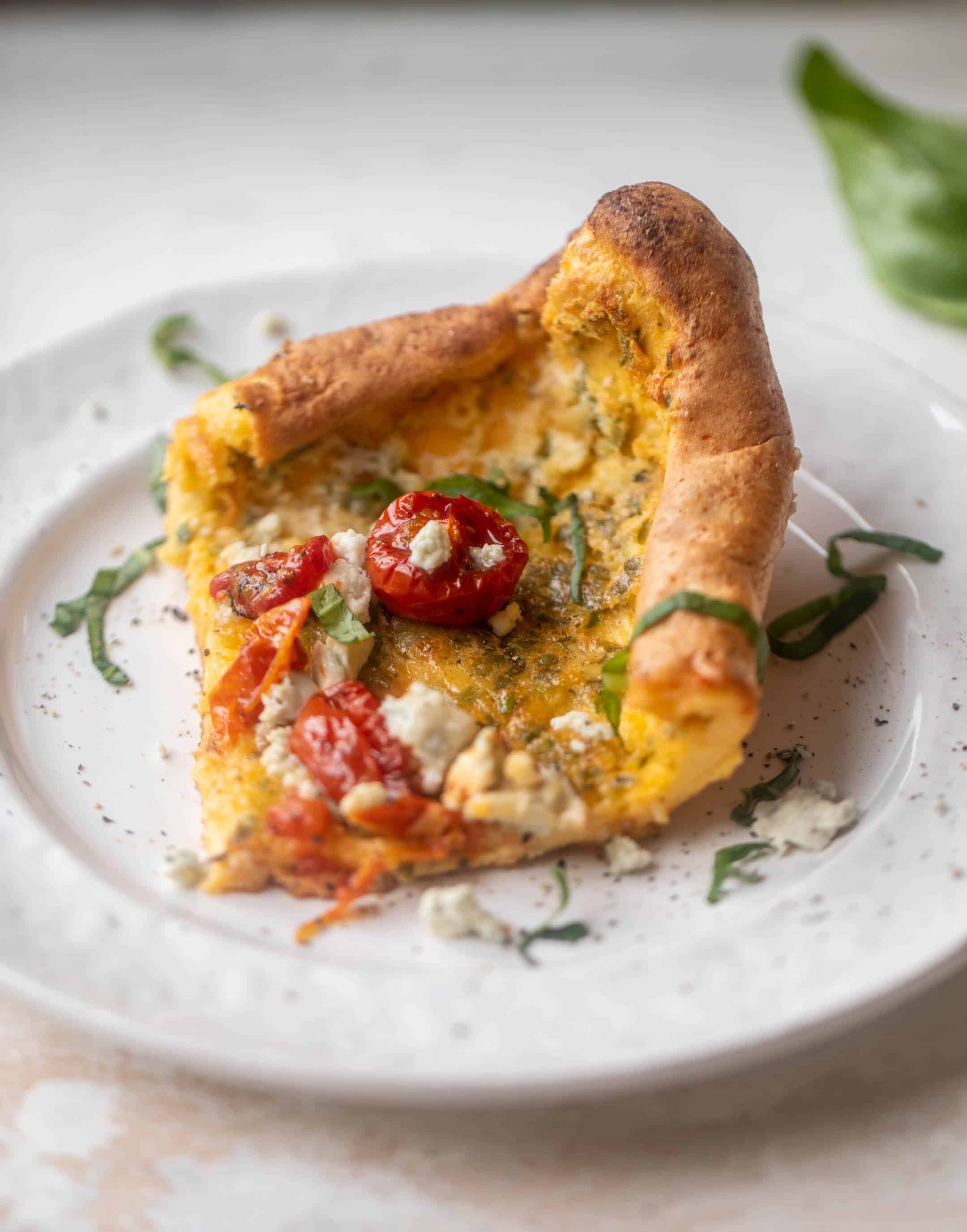 savory dutch baby with slow roasted tomatoes