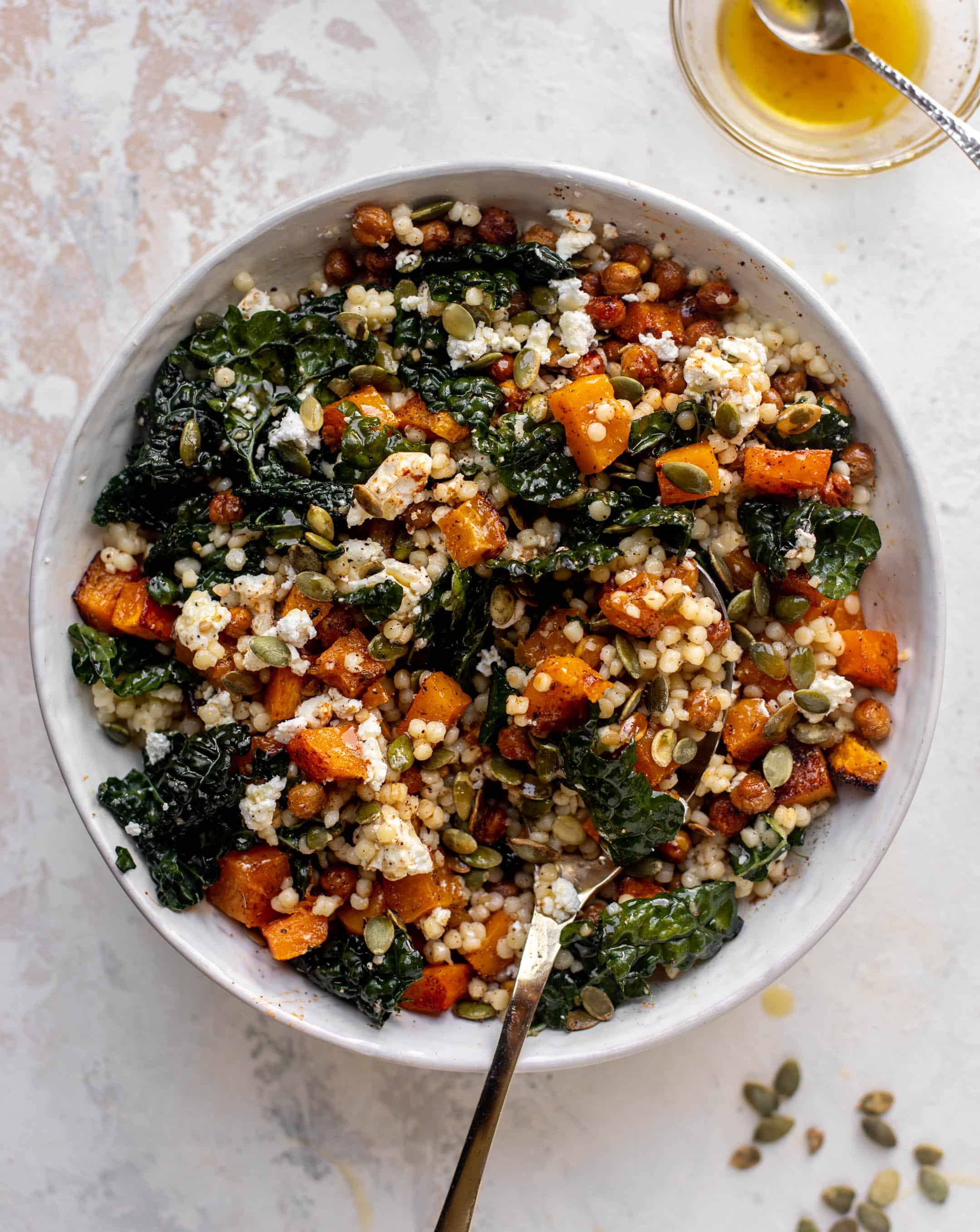 butternut couscous bowls with maple vinaigrette