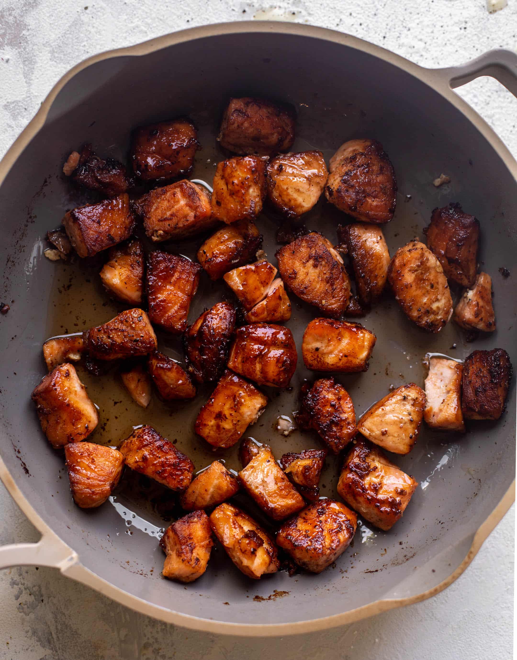 crispy honey lemon salmon