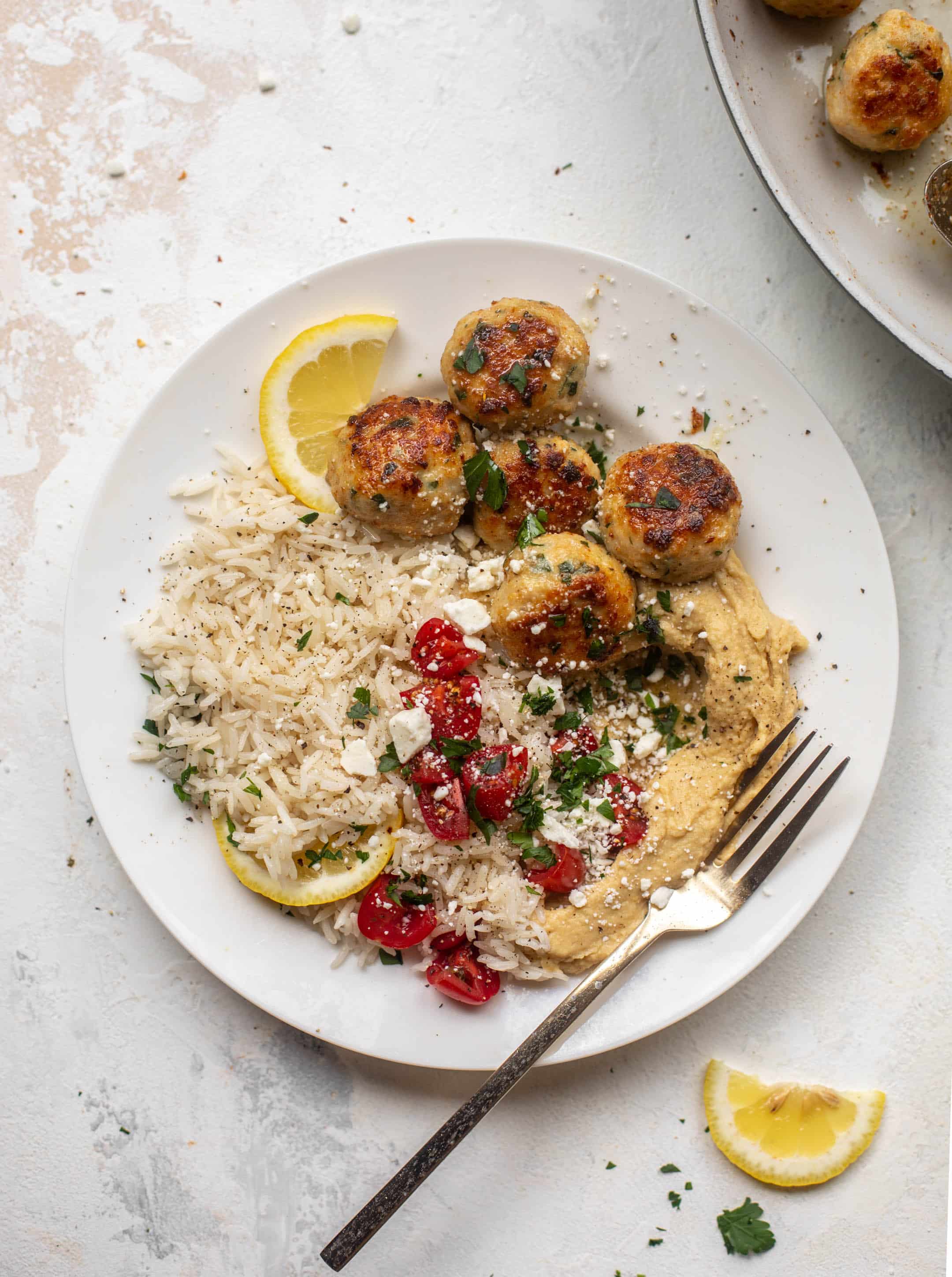 lemon herb chicken meatballs