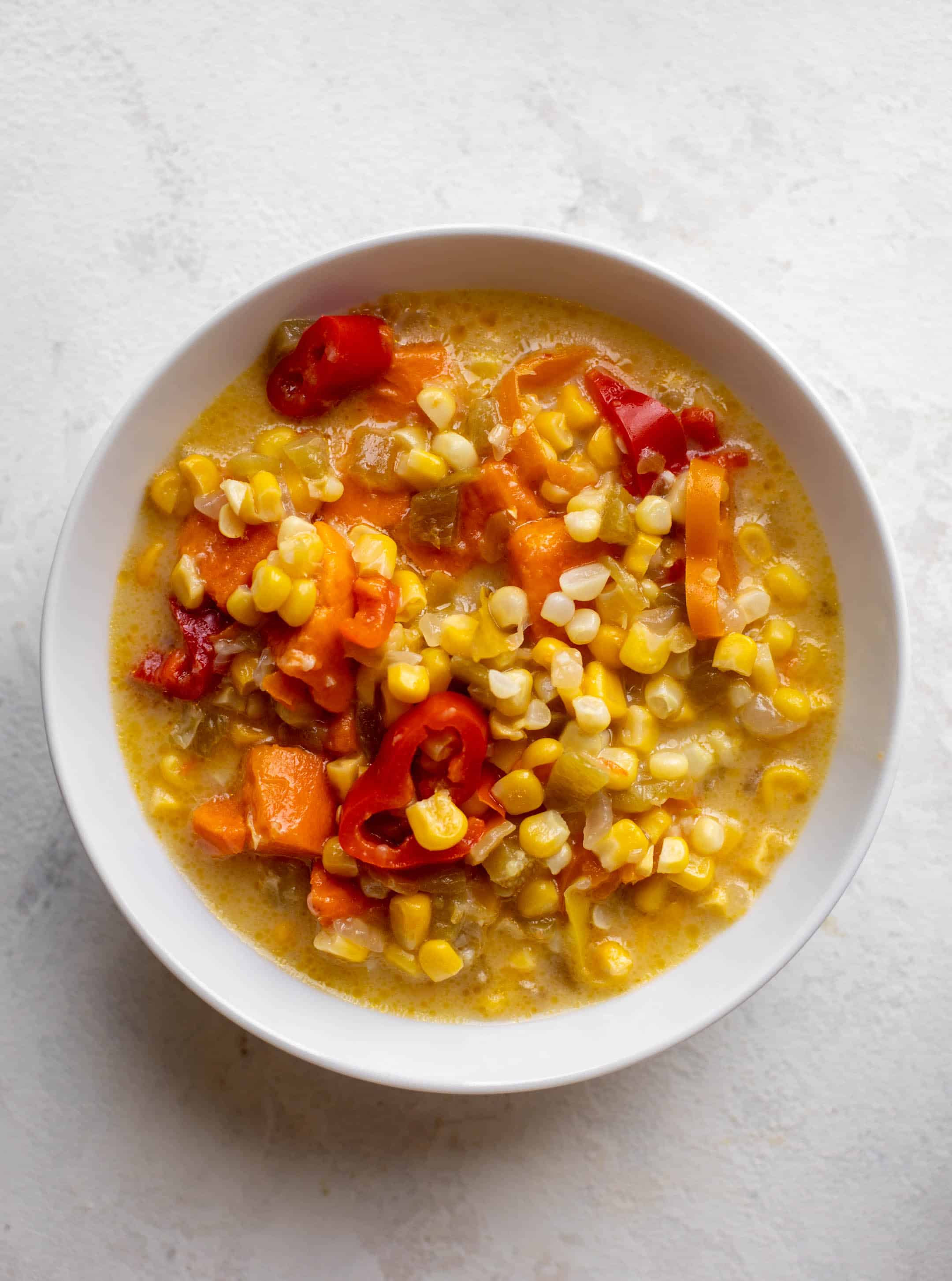 sweet potato corn chowder