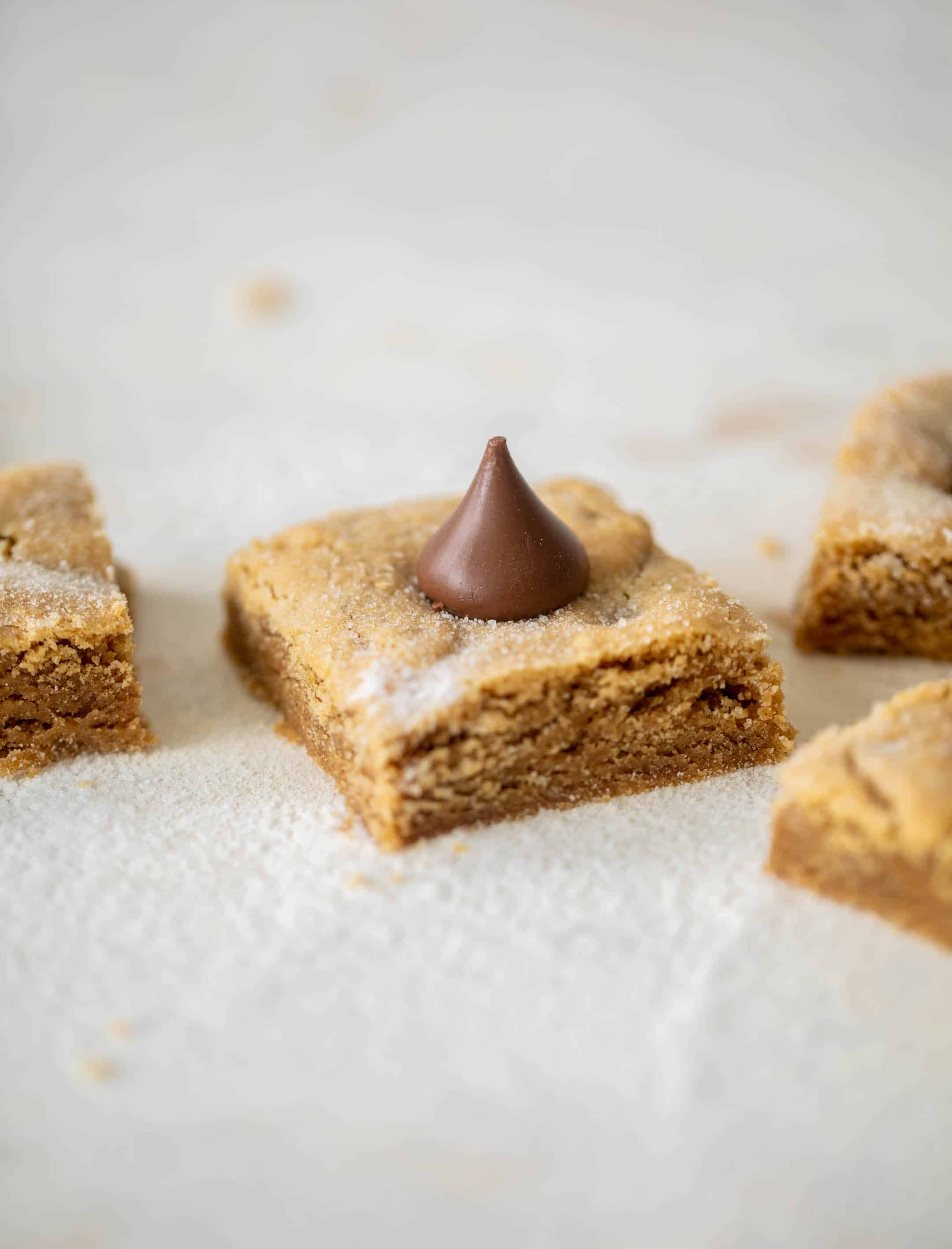 peanut butter blossom bars