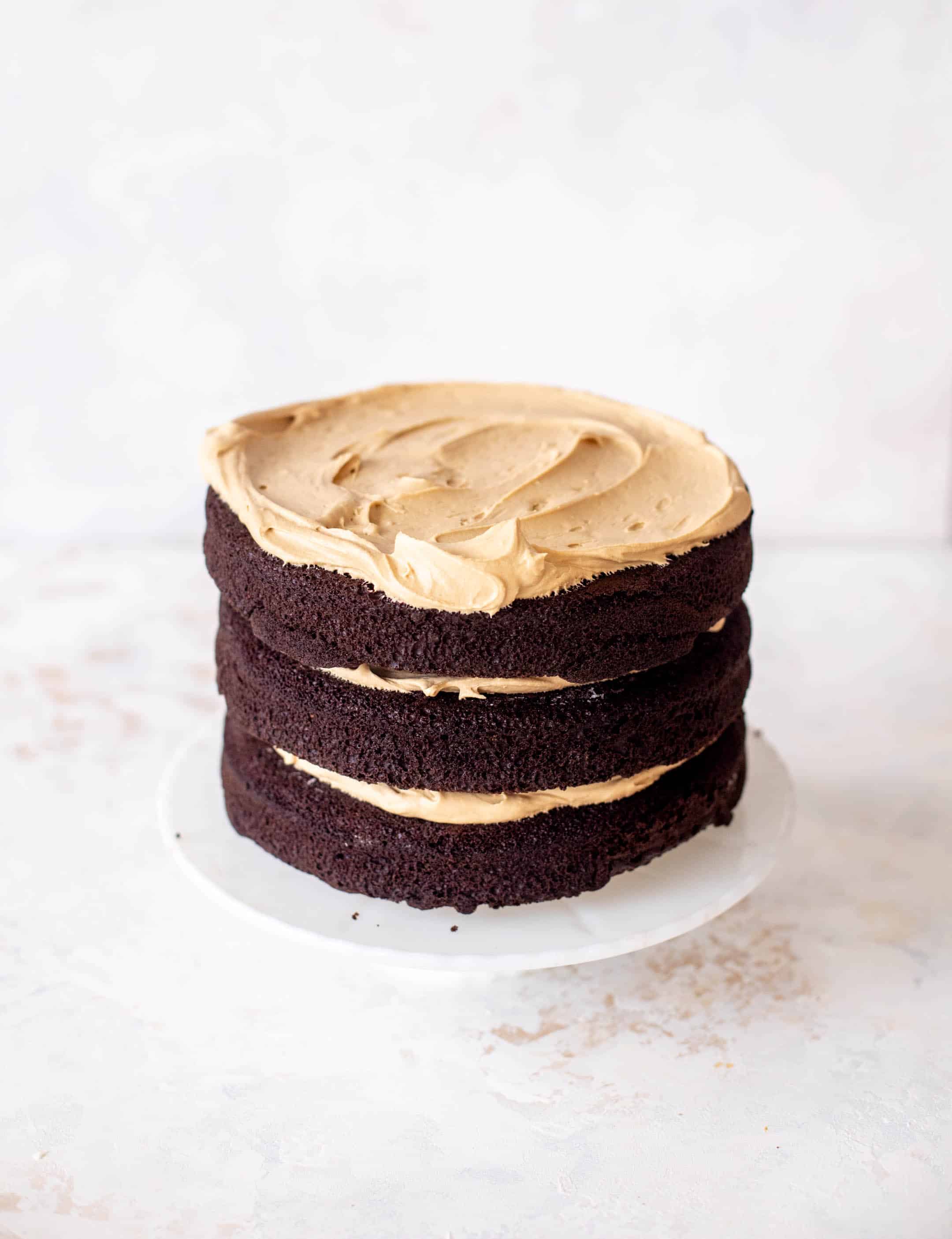white chocolate mocha cake