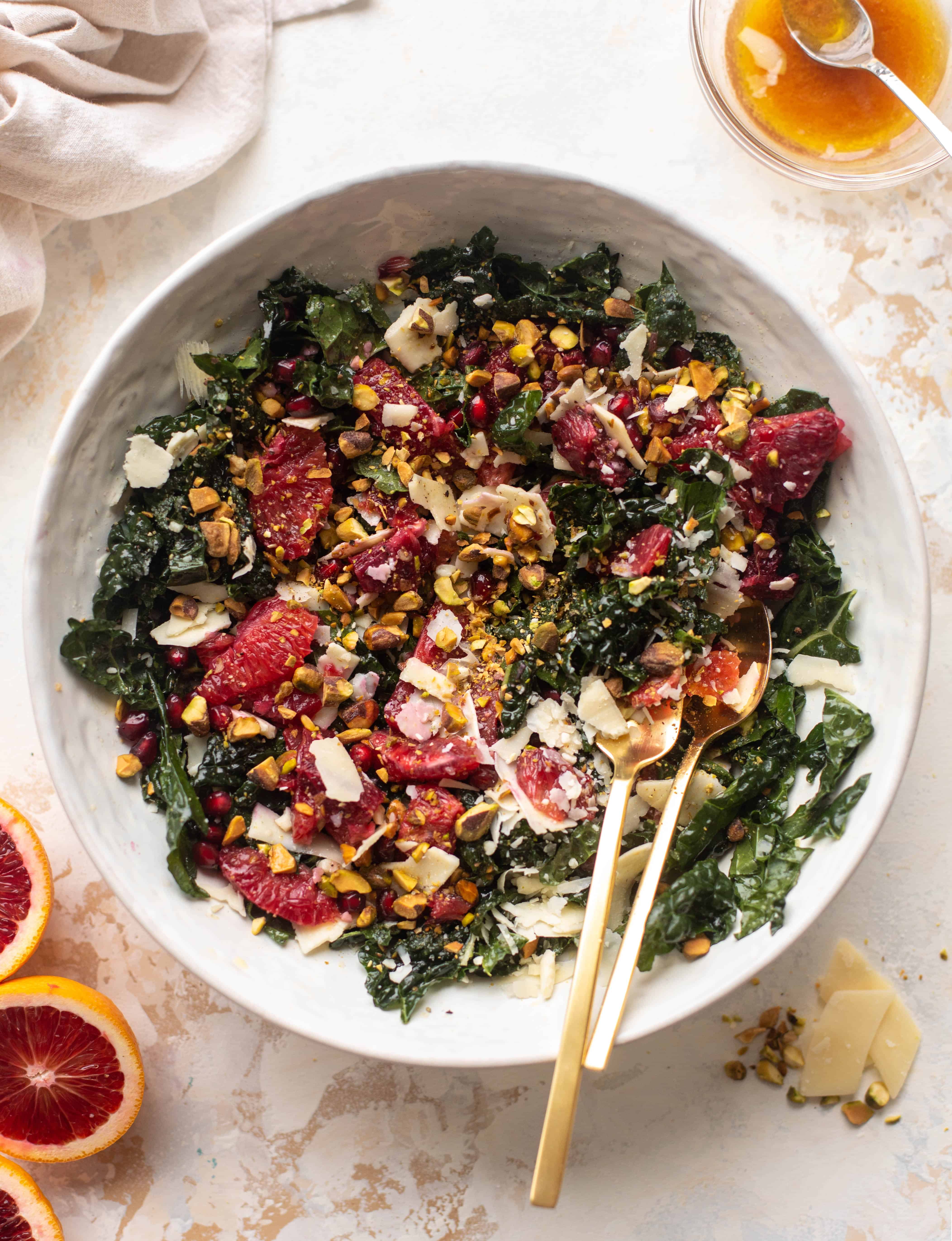 blood orange kale salad