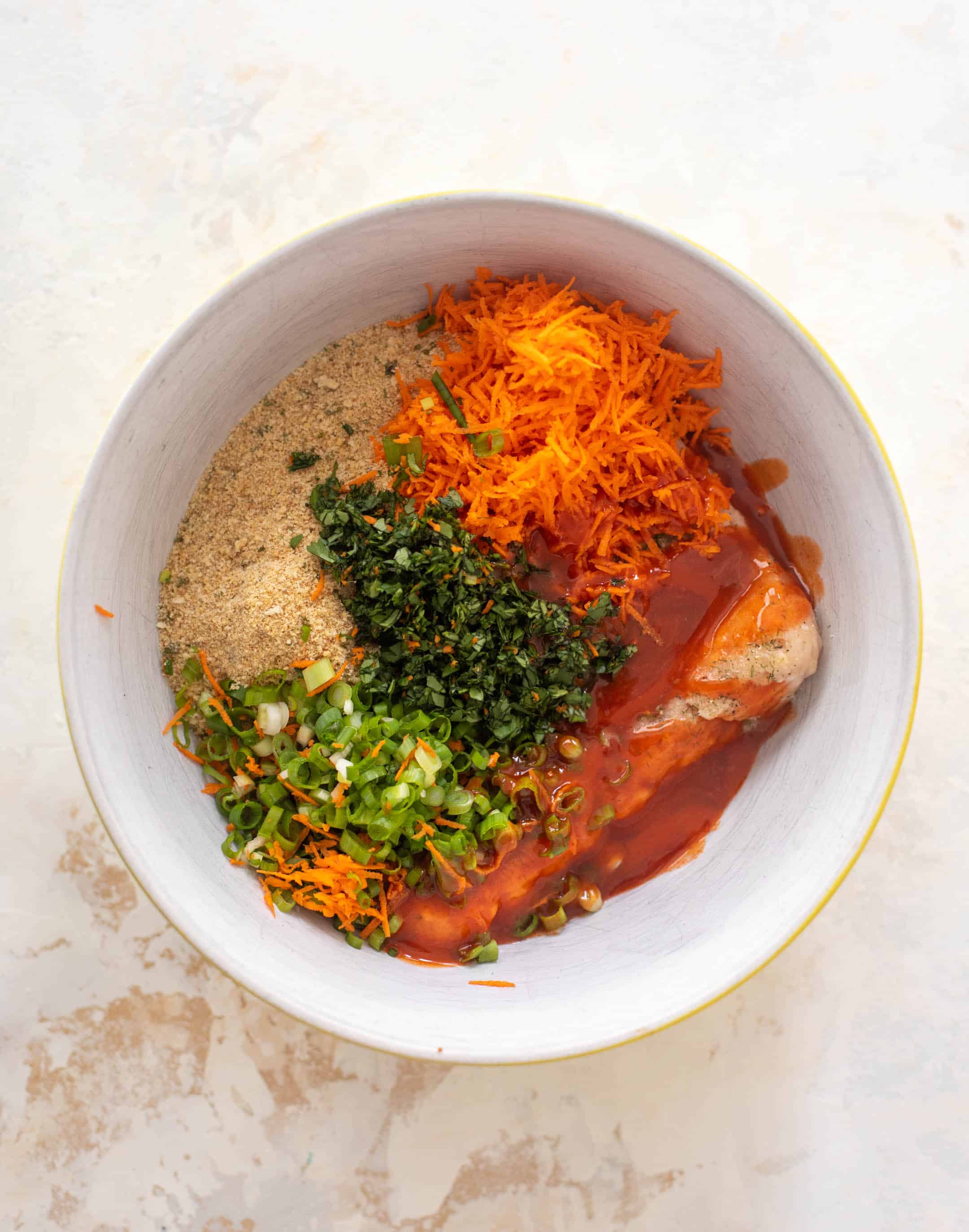 sheet pan buffalo chicken meatballs & broccoli