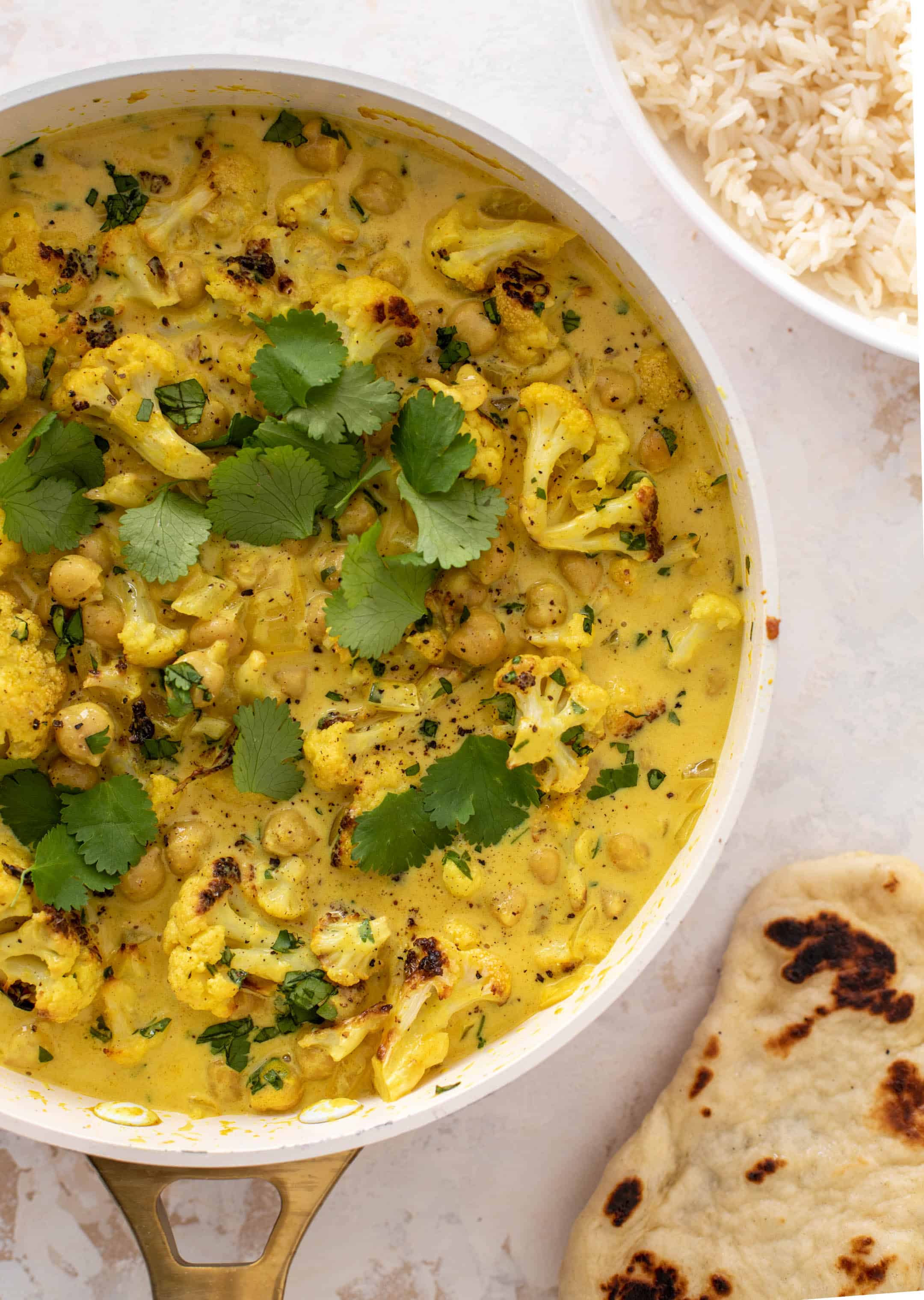 cozy cauliflower chickpea curry