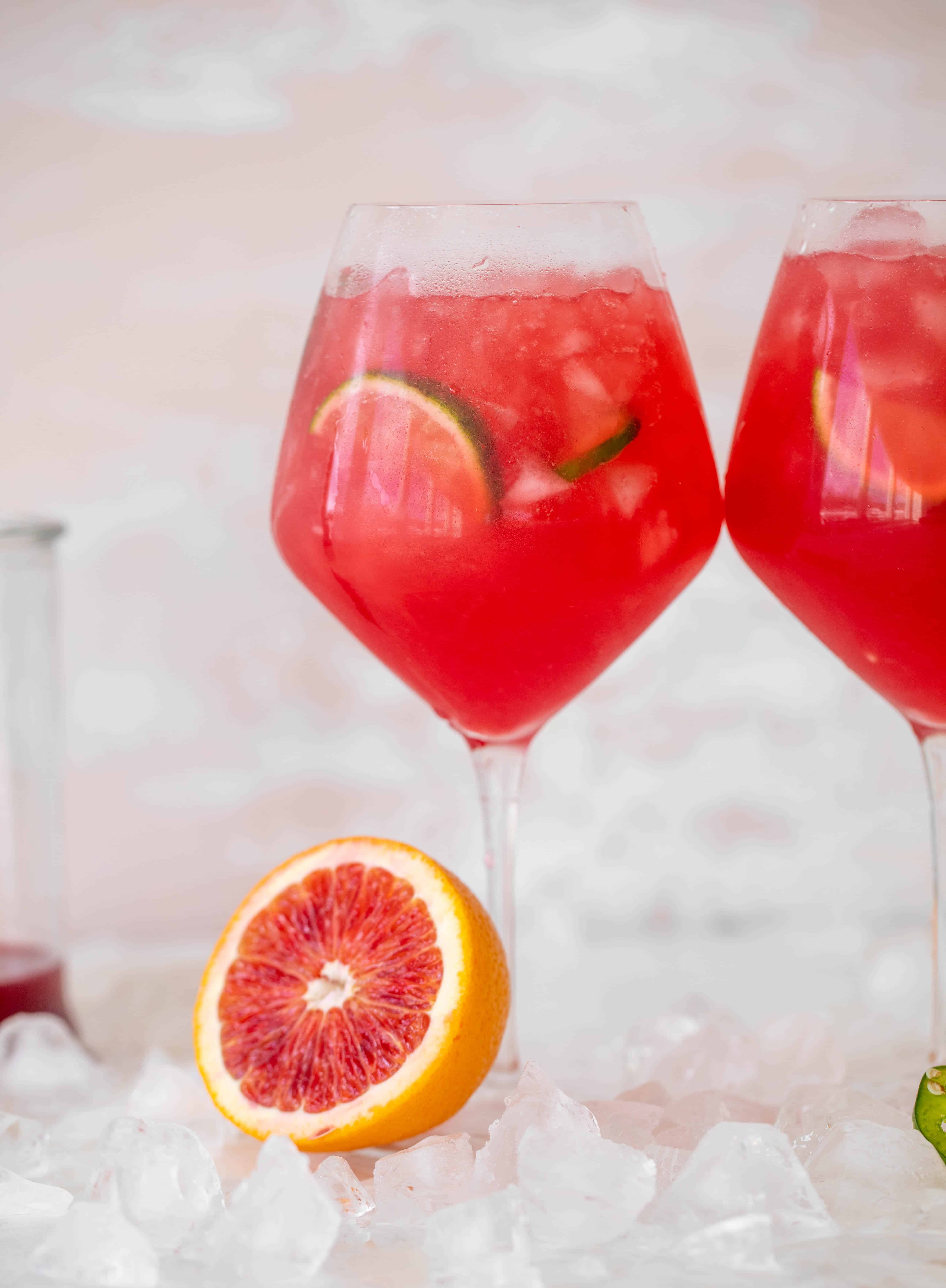 jalapeño blood orange spritzer