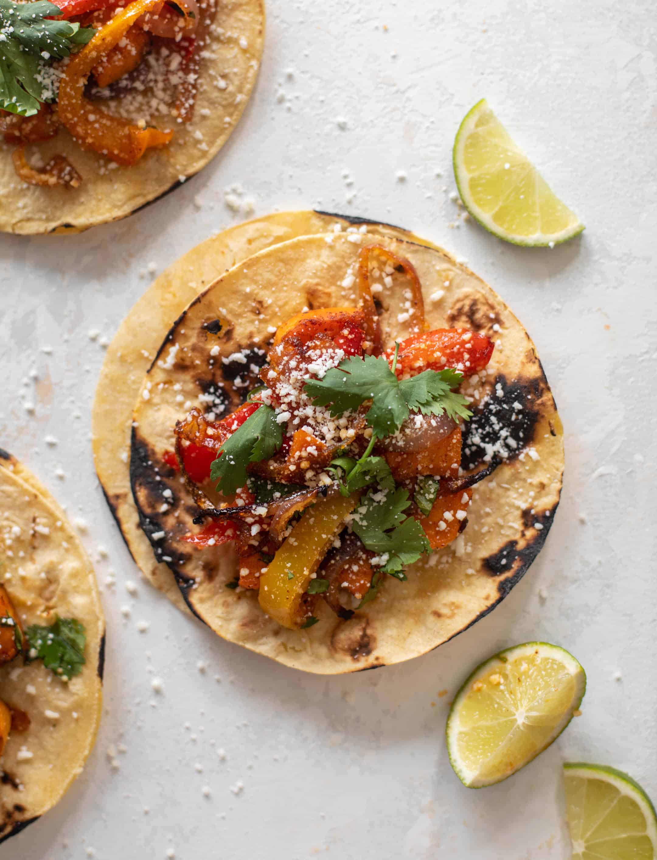 smoky sweet potato fajitas