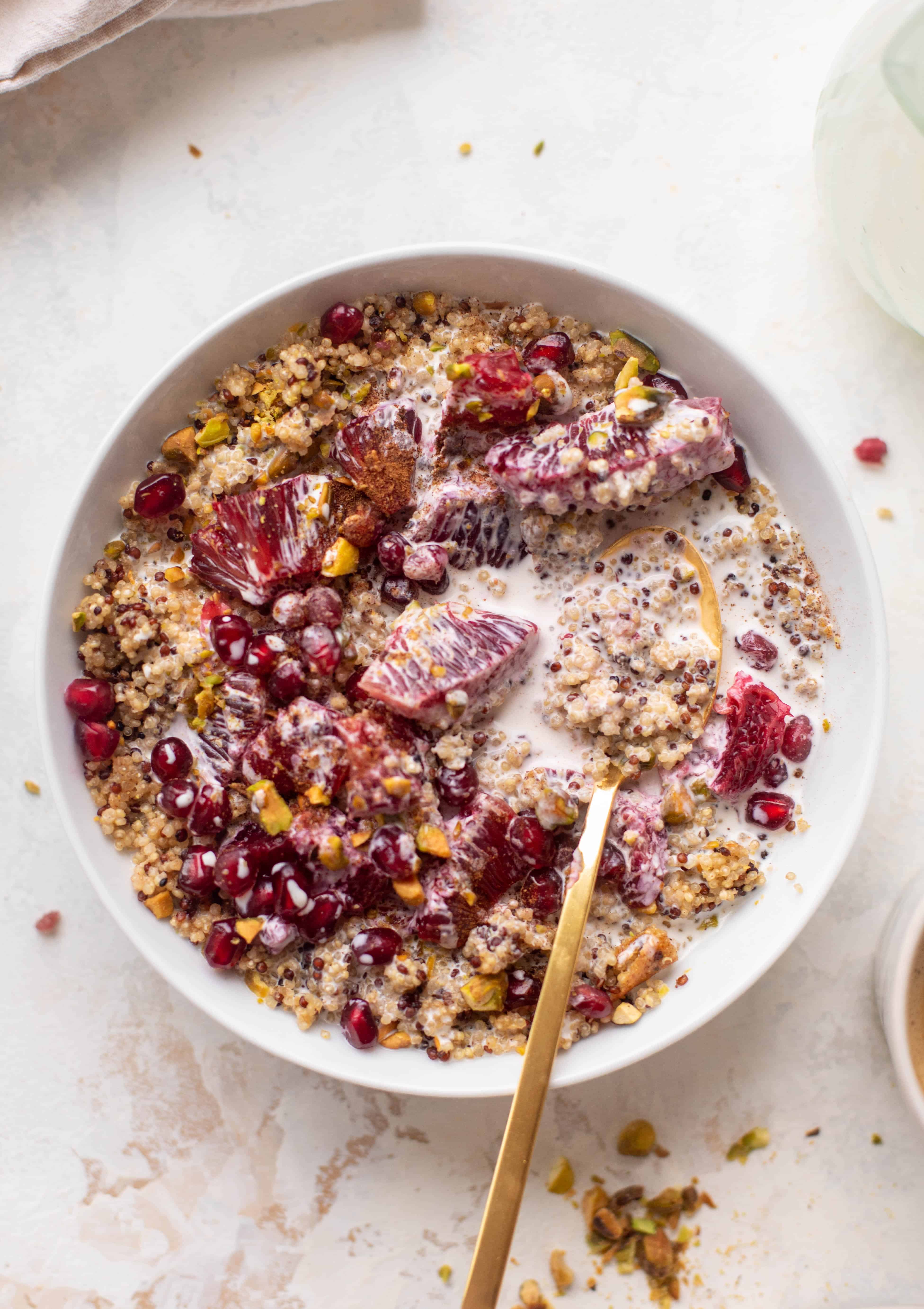 winter breakfast quinoa
