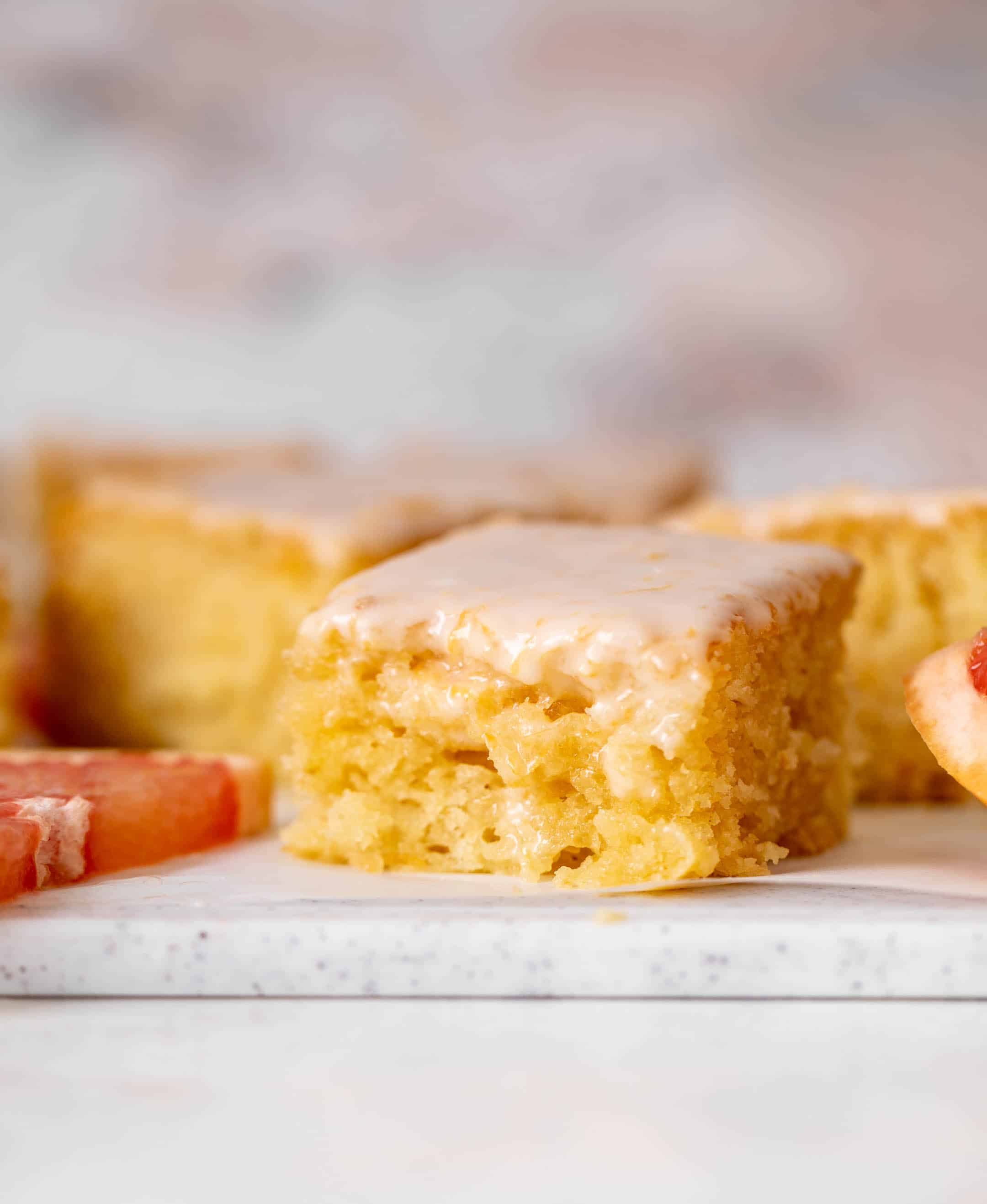 greek yogurt grapefruit snack cake