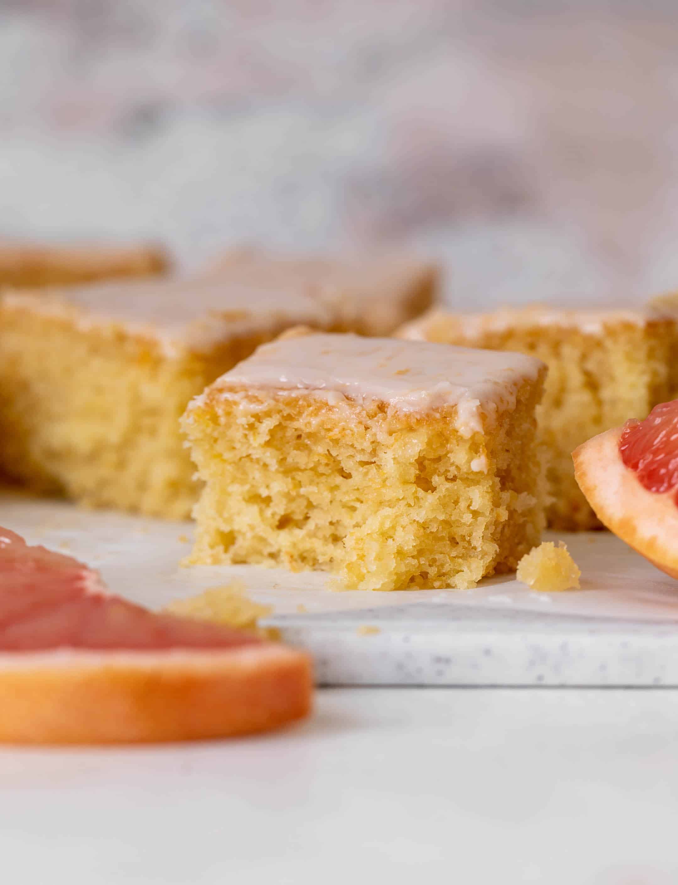 greek yogurt grapefruit snack cake