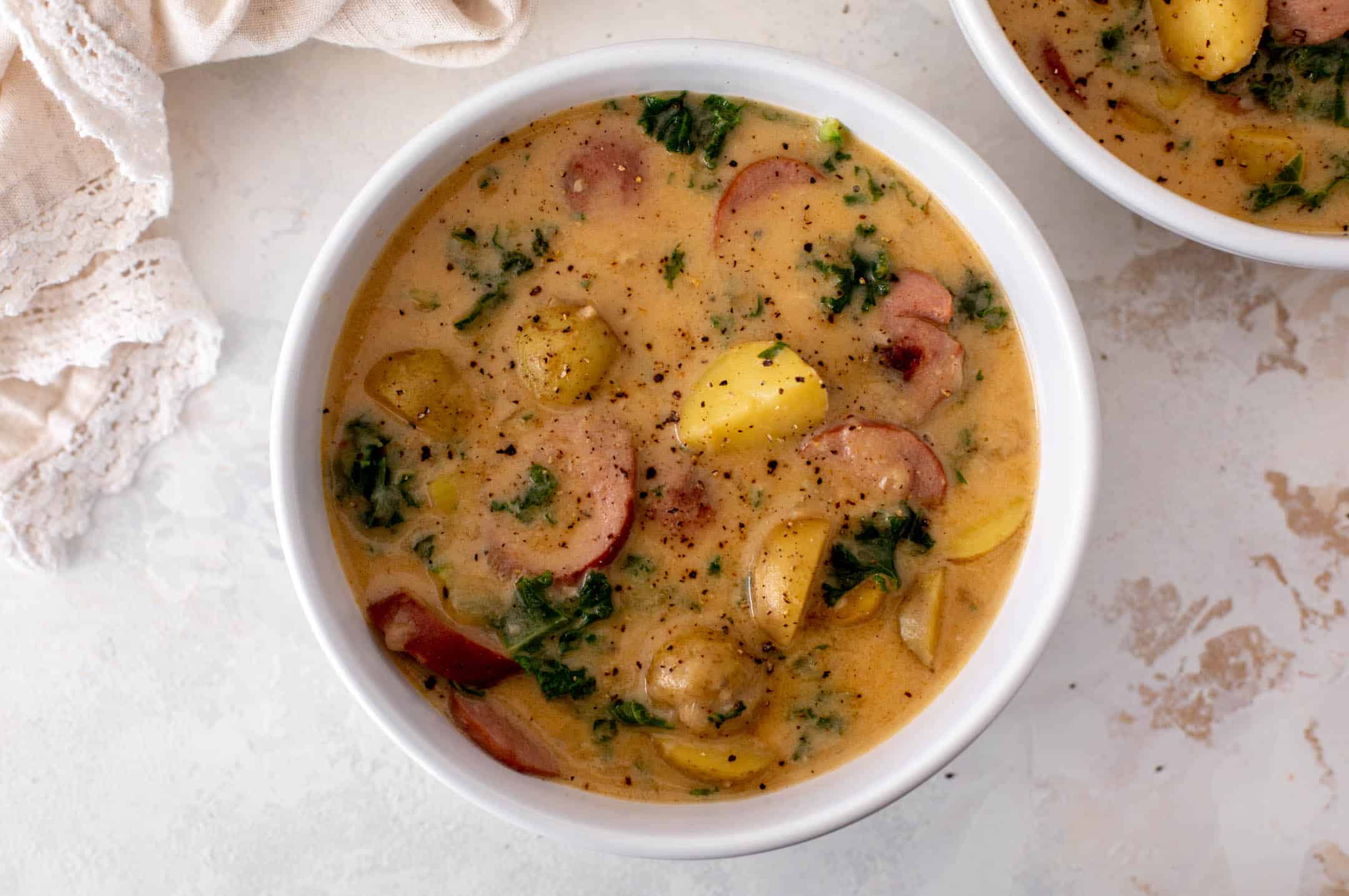 smoked sausage potato soup