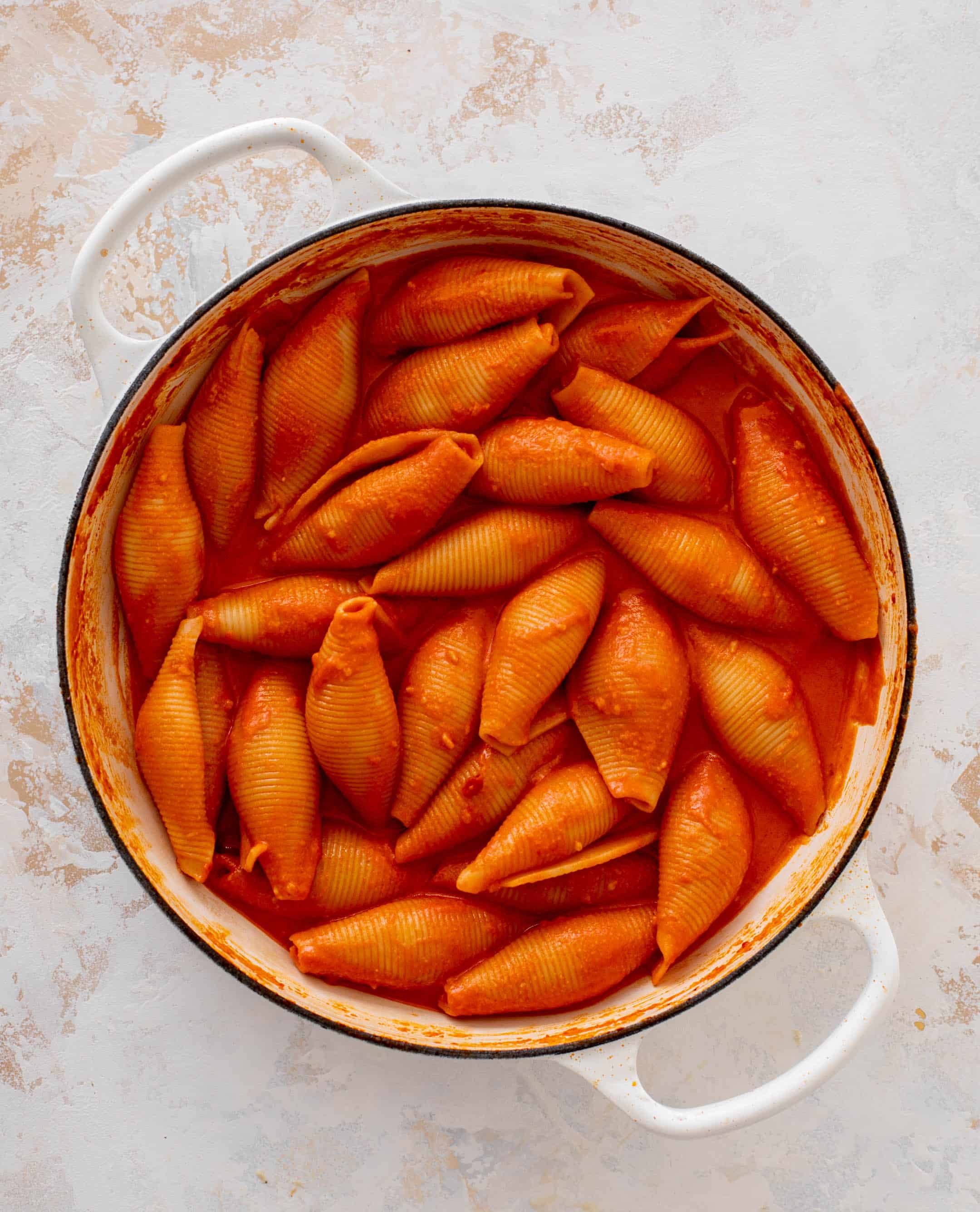 spicy vodka unstuffed shells