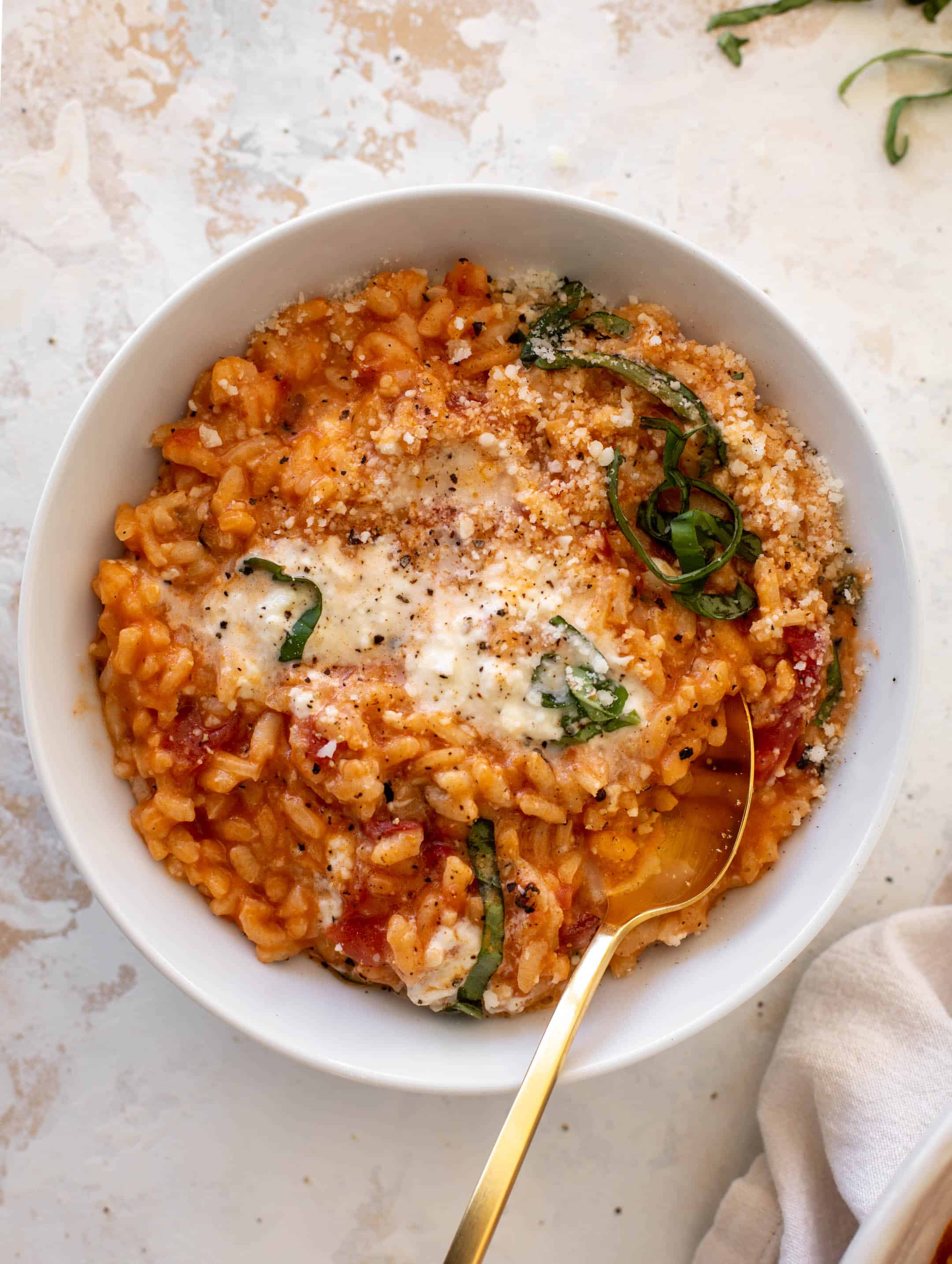 fire roasted tomato risotto