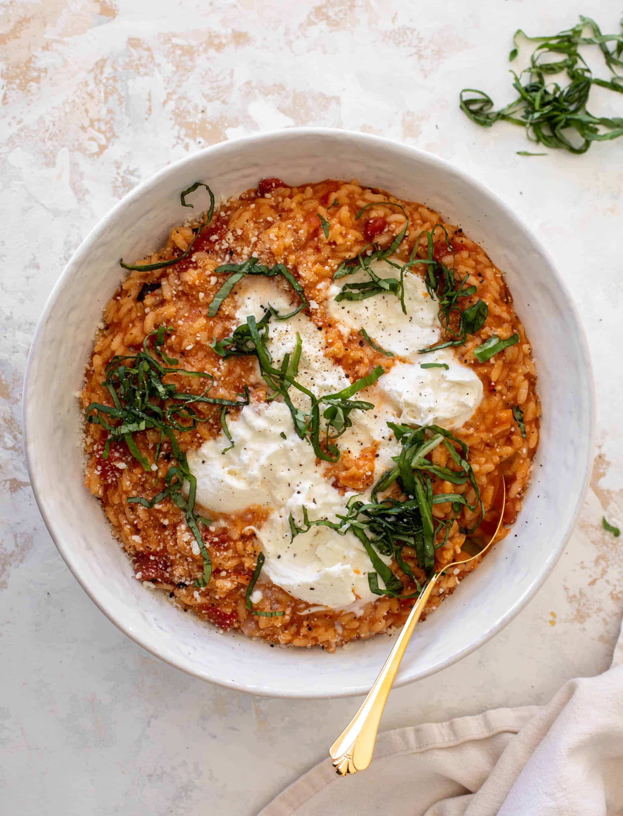 fire roasted tomato risotto