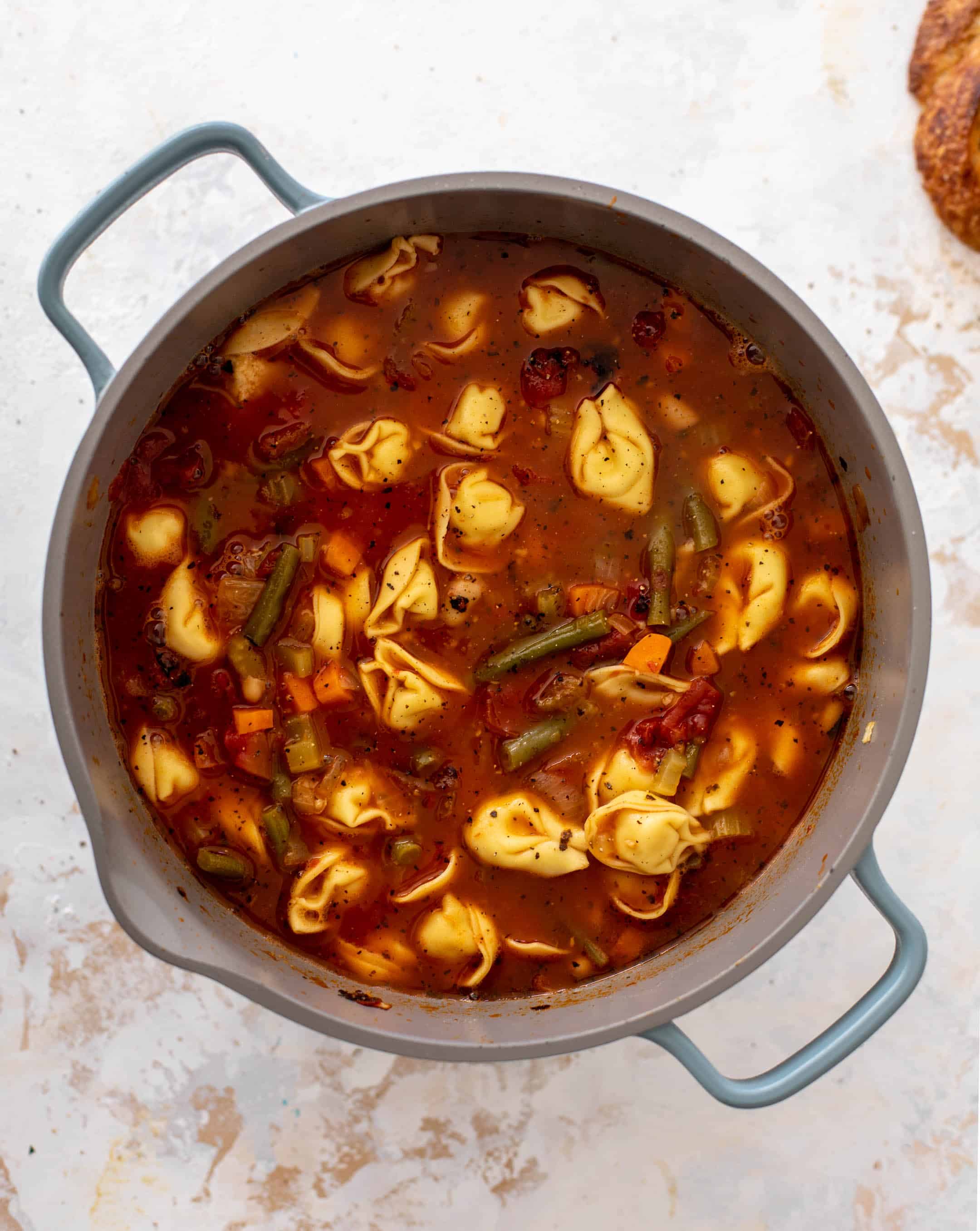 cheese tortellini minestrone