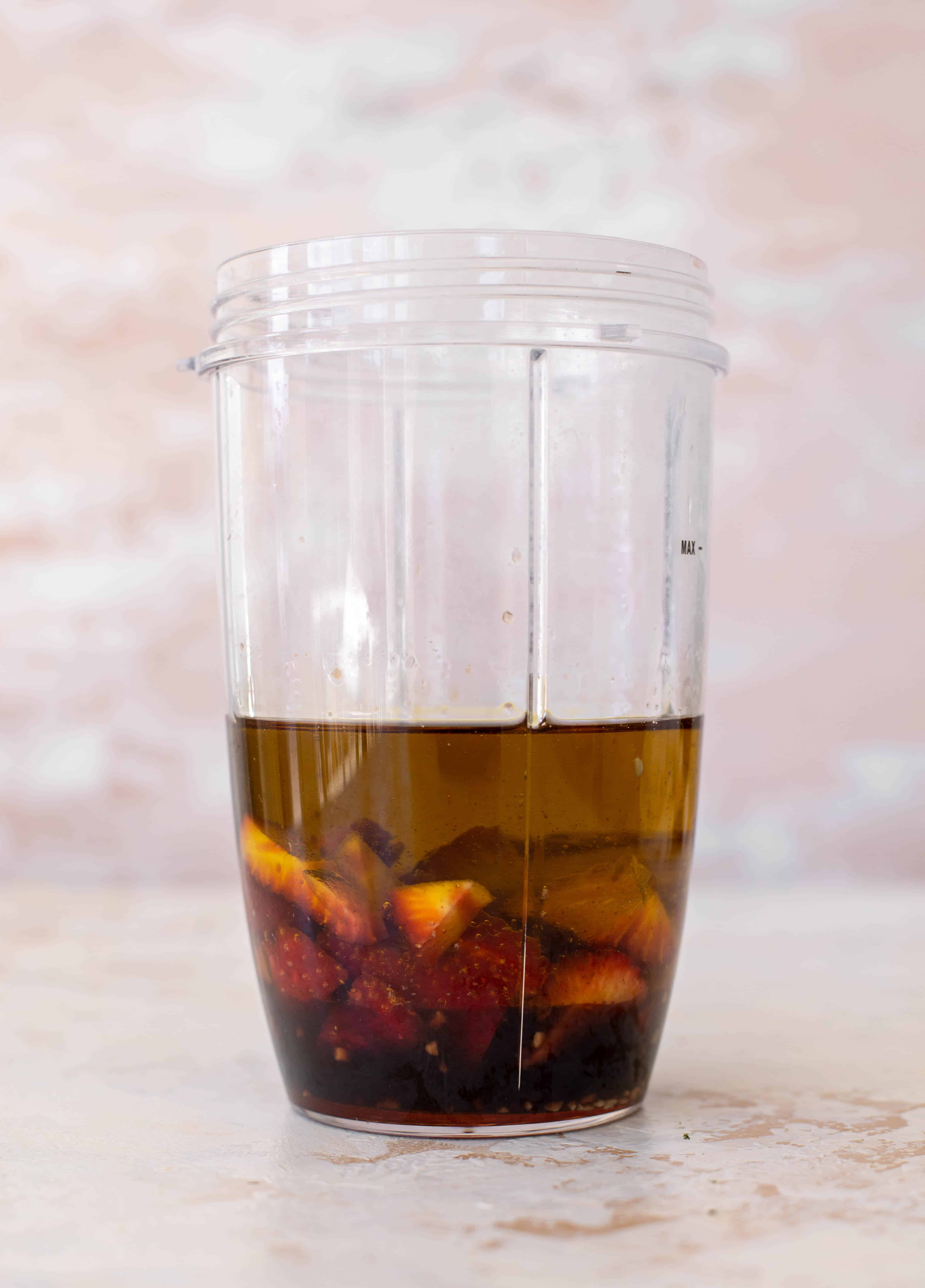 Strawberry Cucumber Salad with Savory Granola