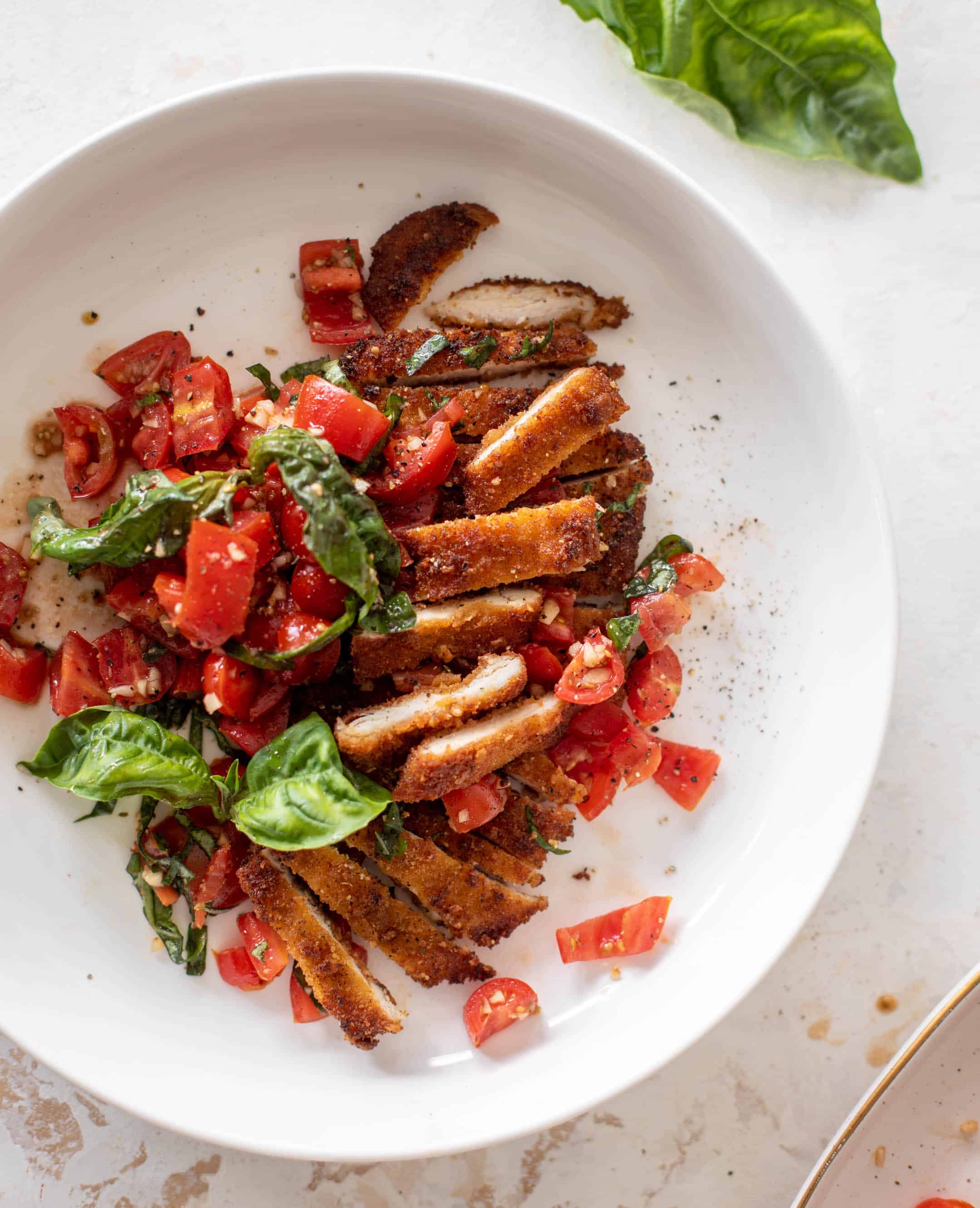 crispy bruschetta chicken