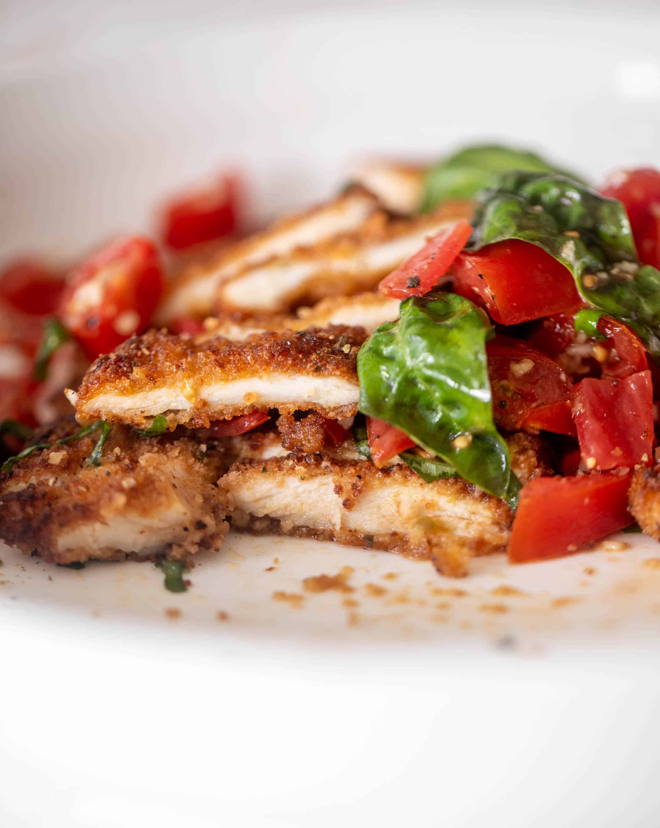 crispy bruschetta chicken