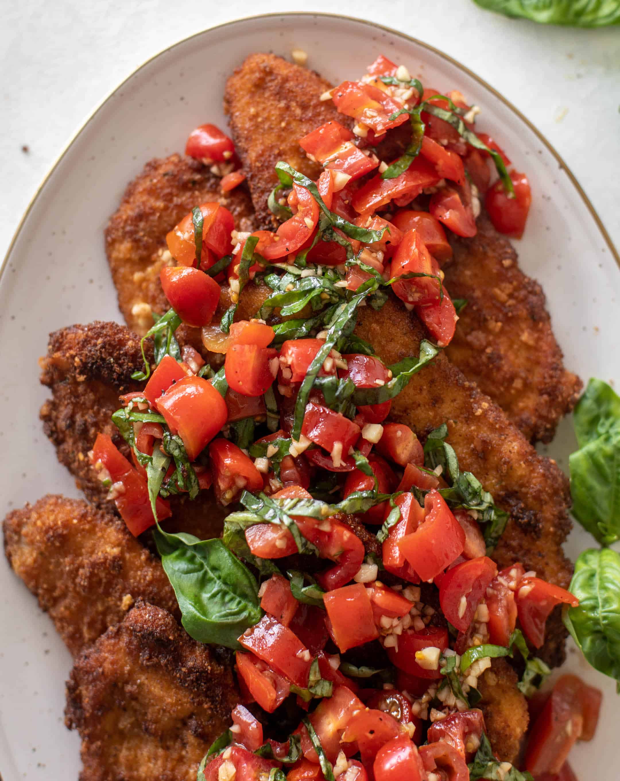 crispy bruschetta chicken