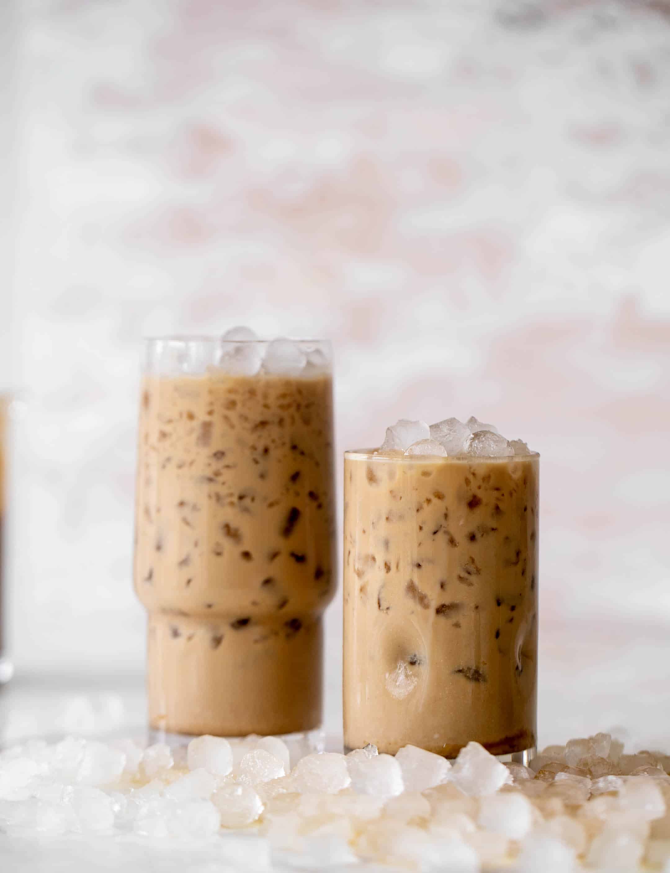 peanut butter iced lattes