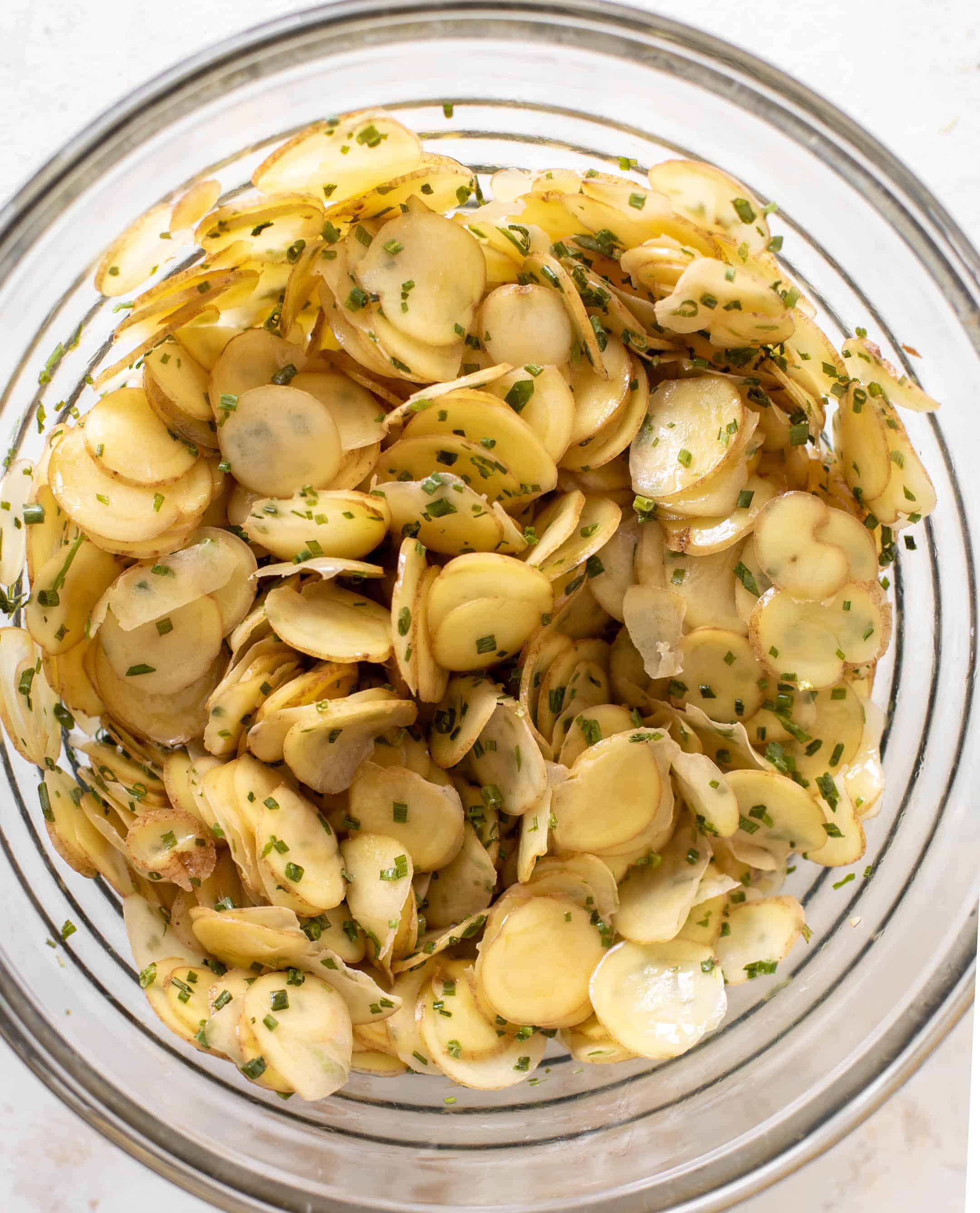 crispy potato & gruyere pizza