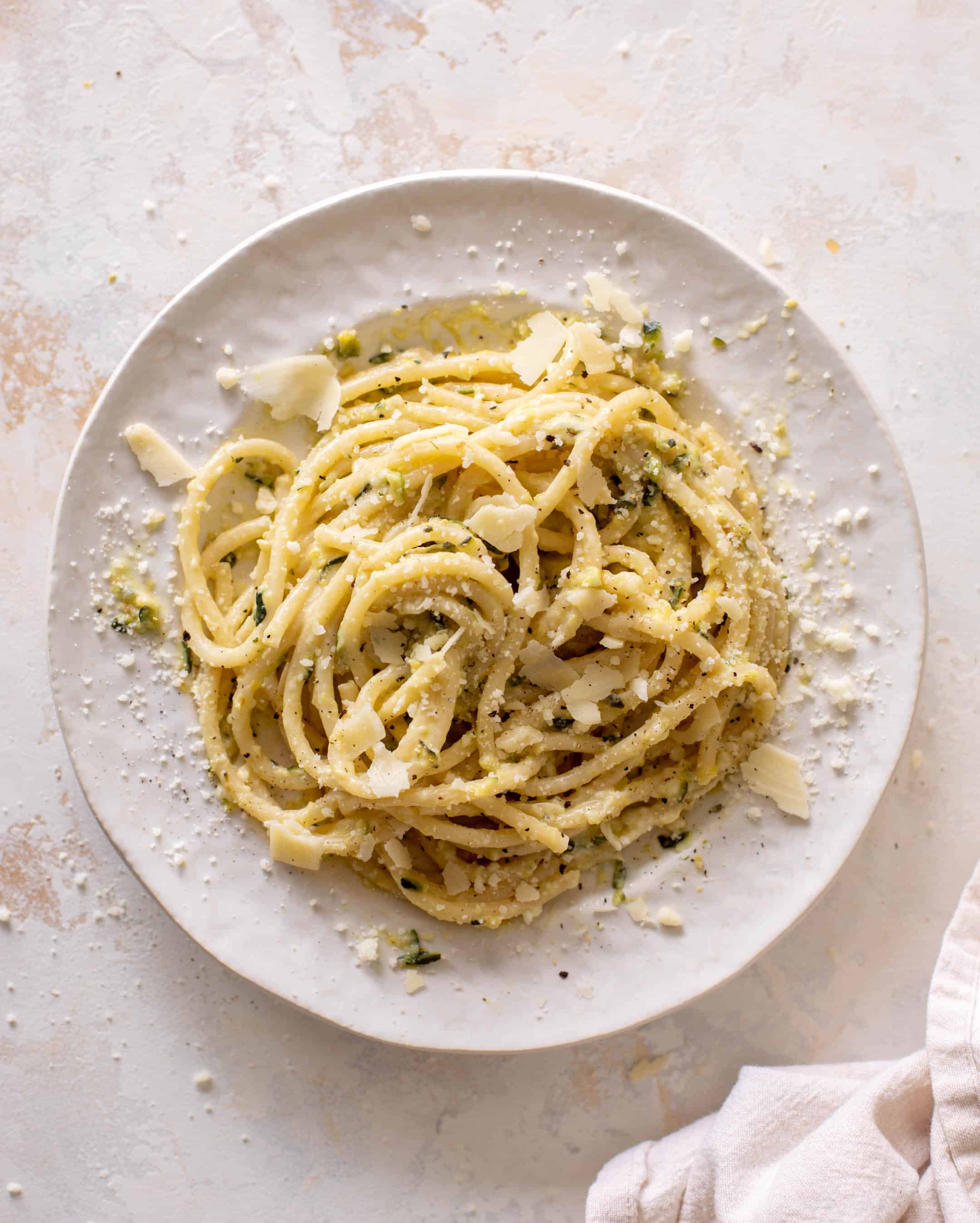 lemon zucchini pasta
