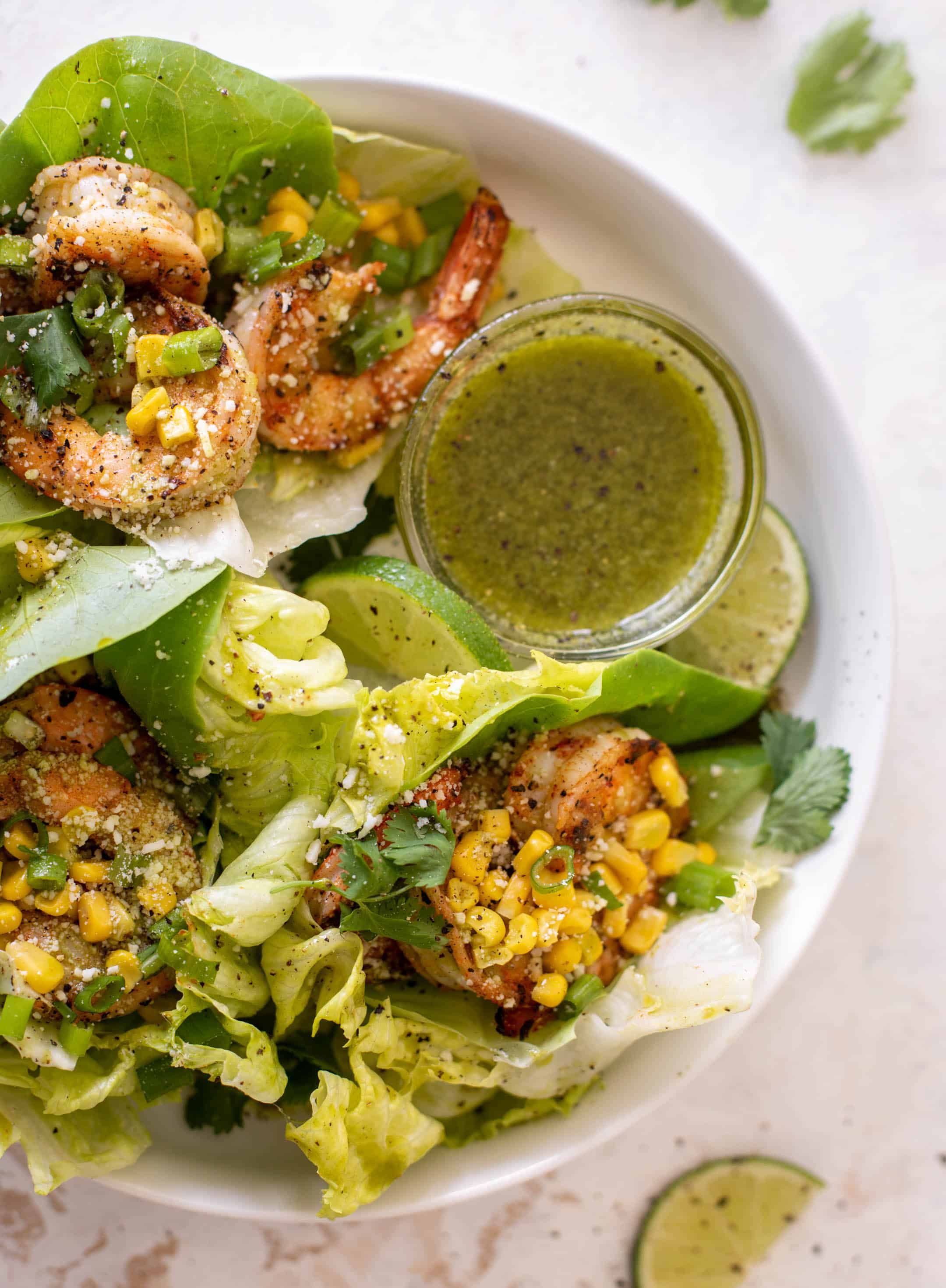 grilled shrimp lettuce wraps