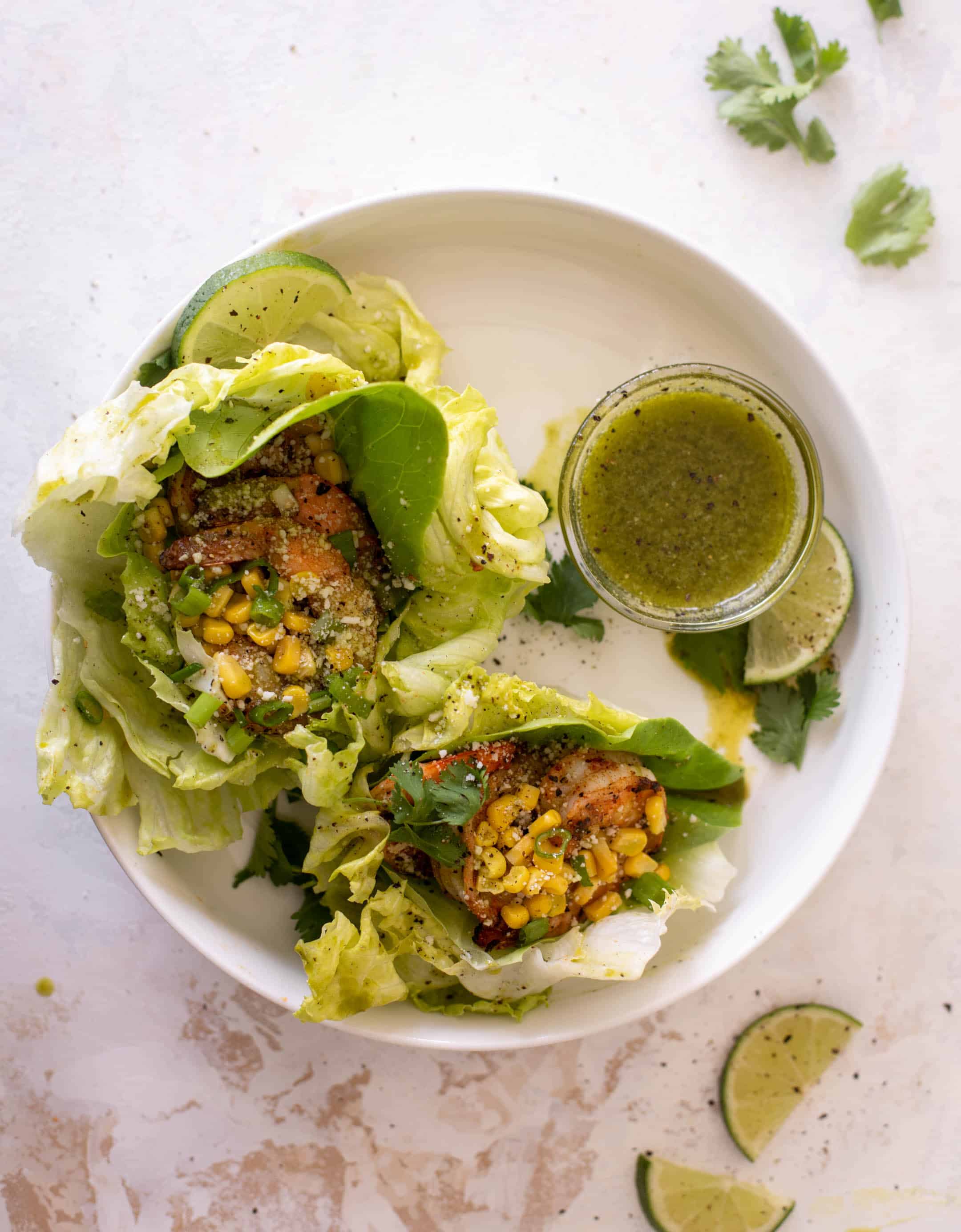 grilled shrimp lettuce wraps