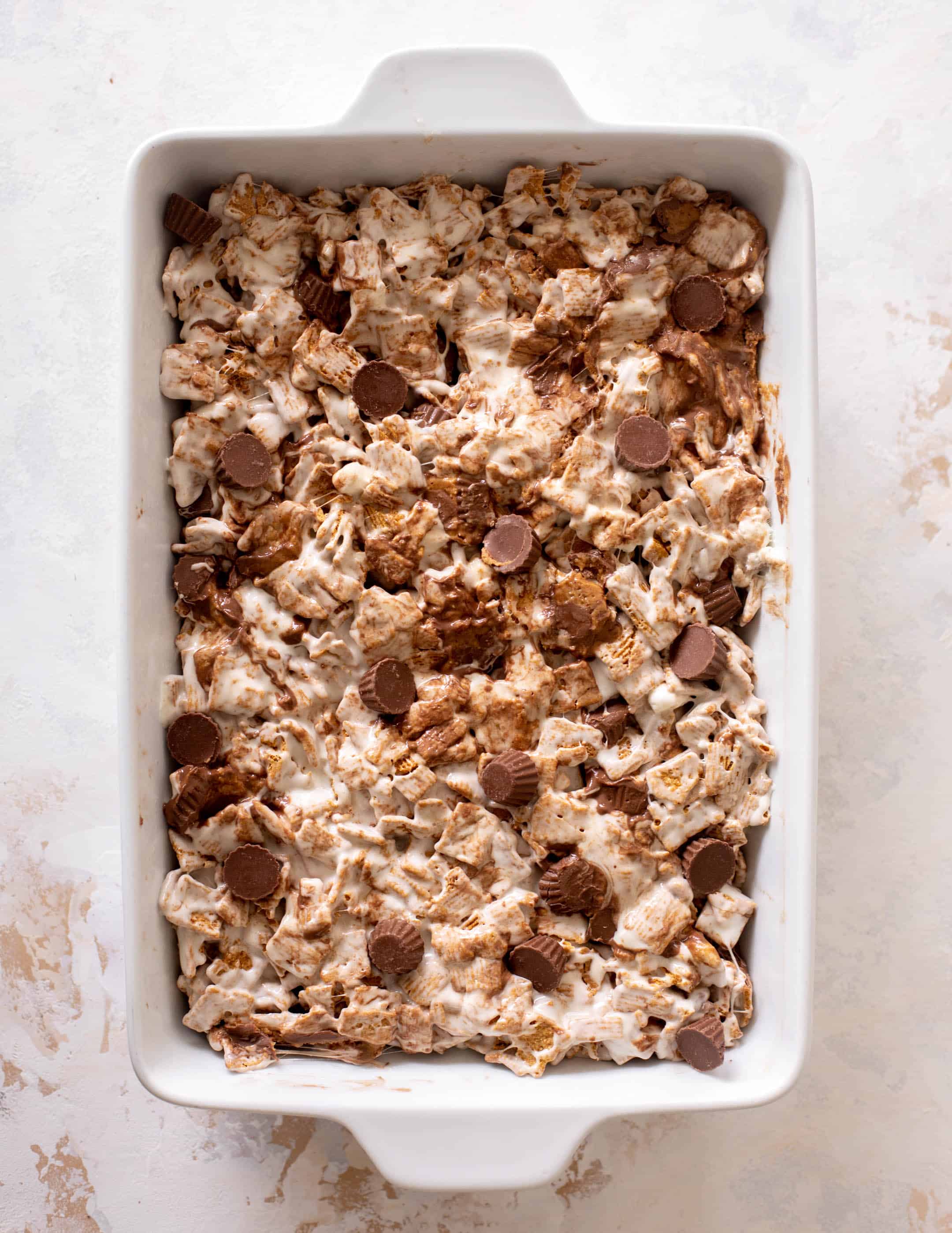 peanut butter cup golden grahams smores bars