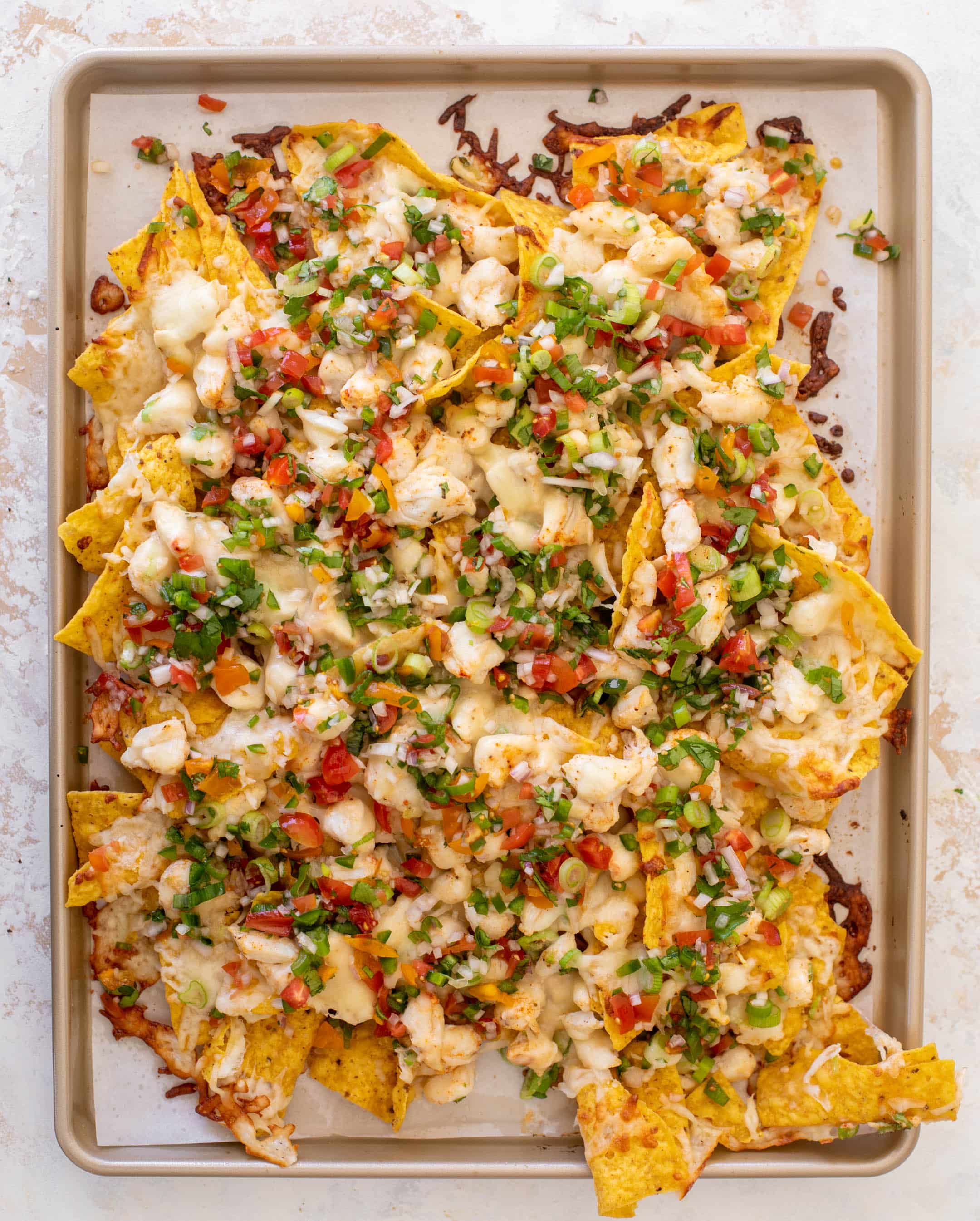 summer crab nachos