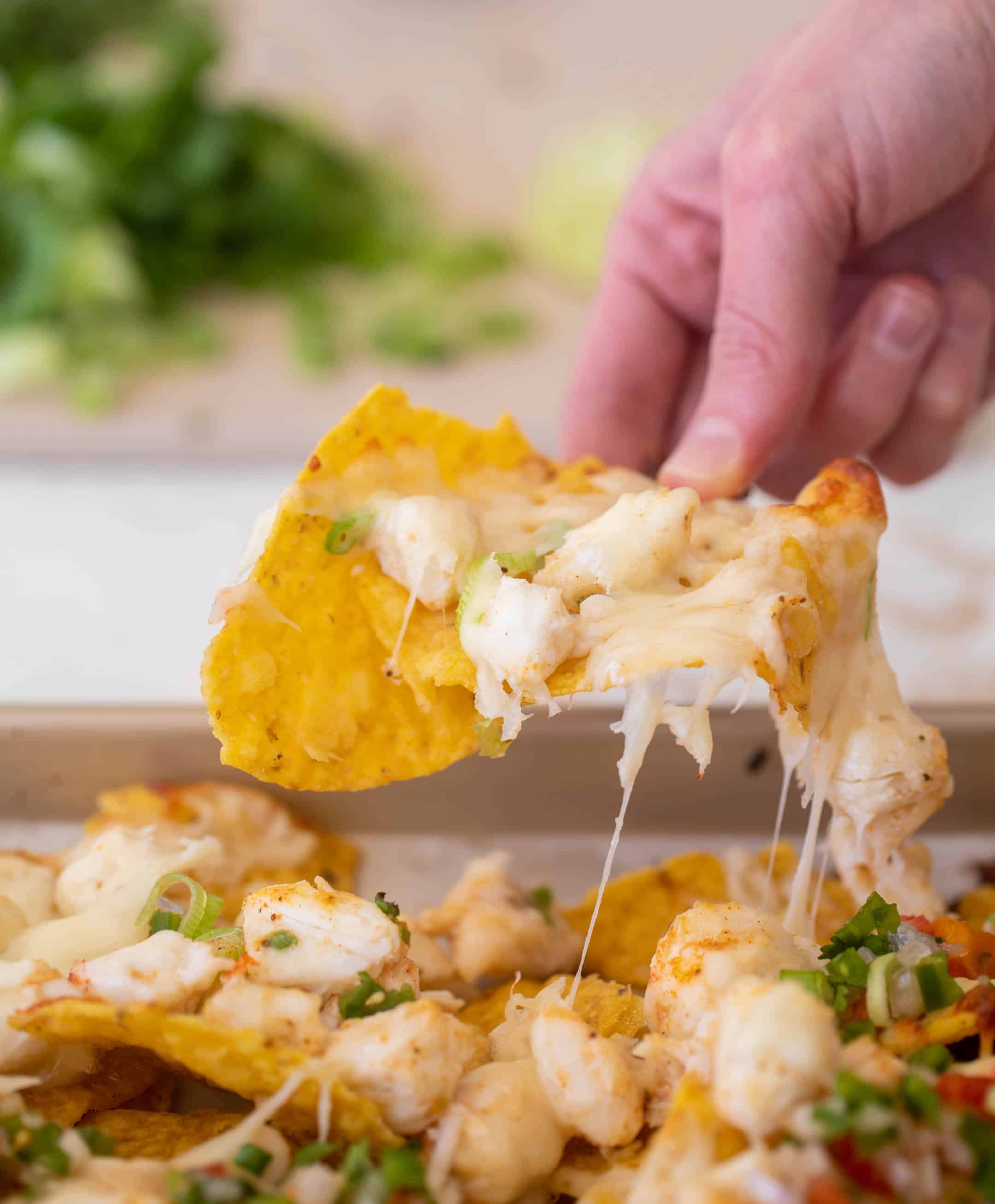 summer crab nachos