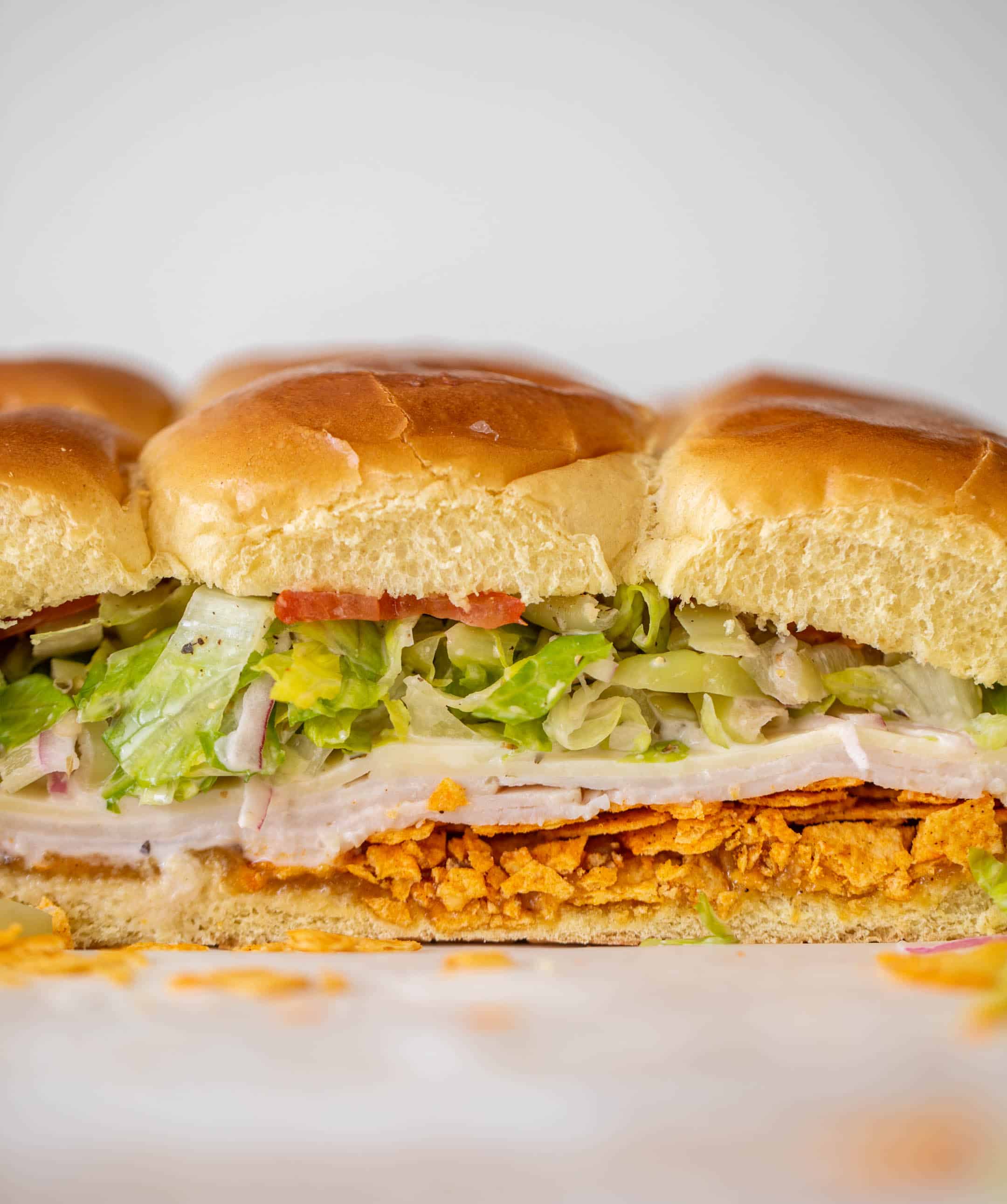 smoked turkey summer sliders