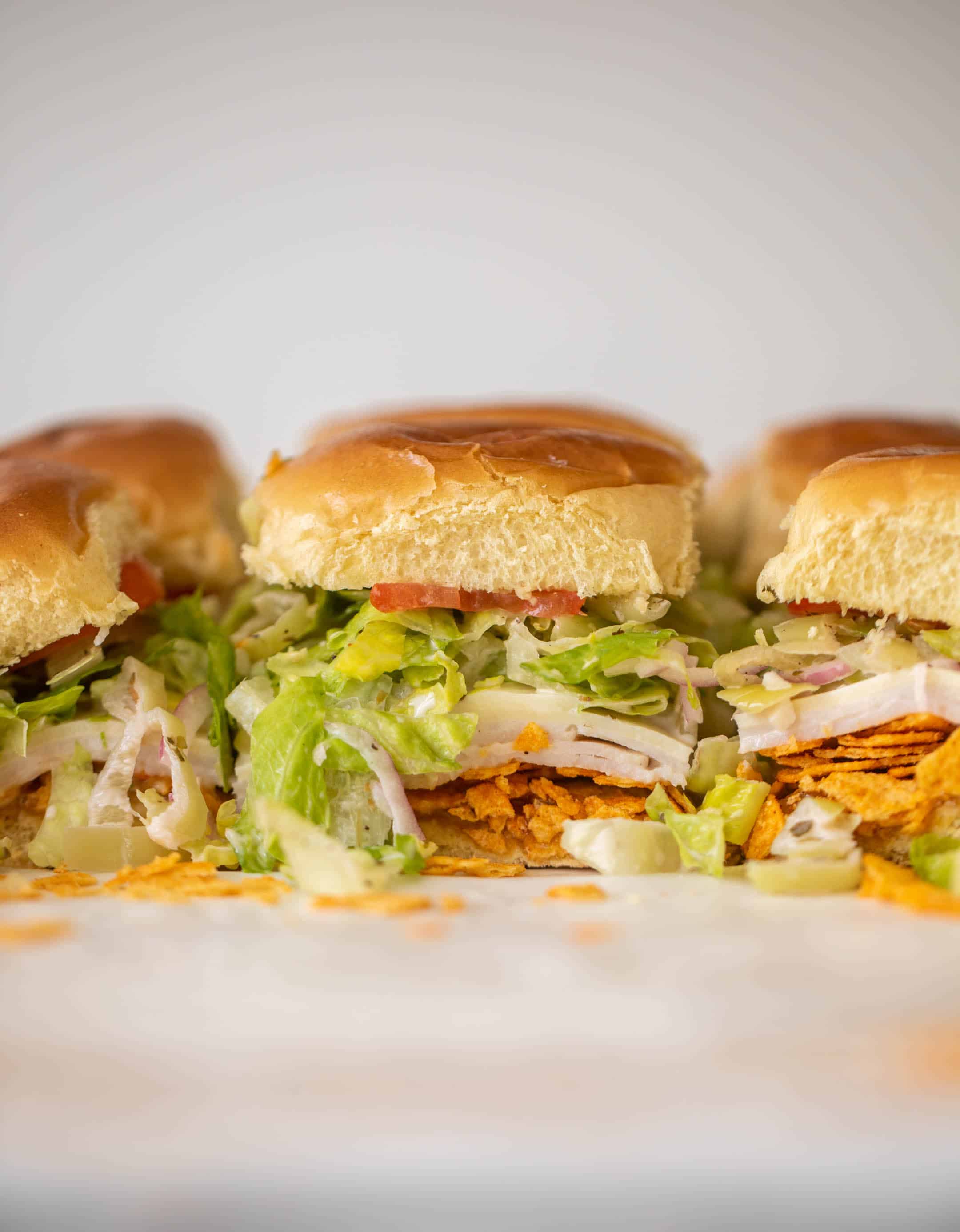 smoked turkey summer sliders