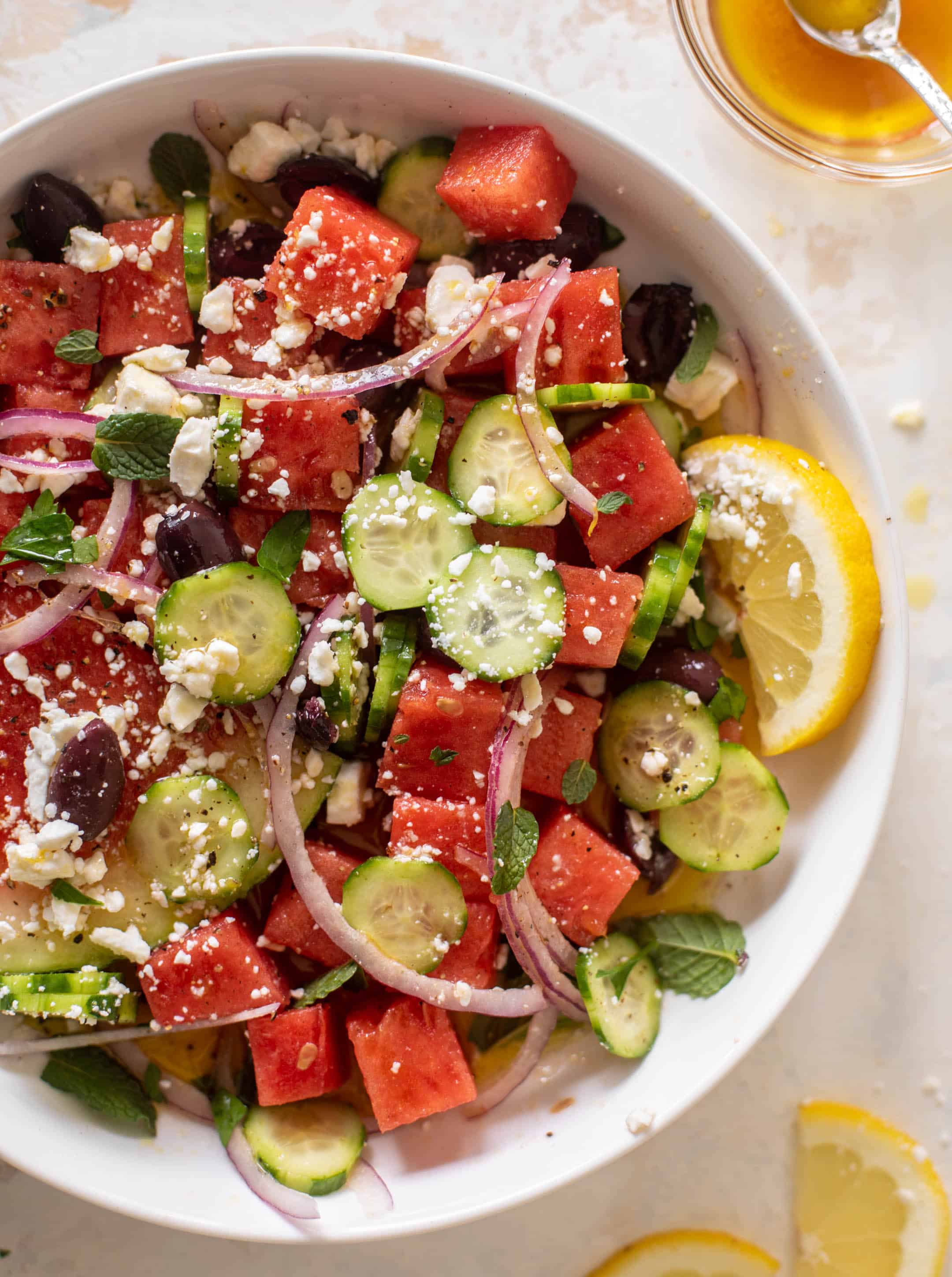 watermelon greek salad
