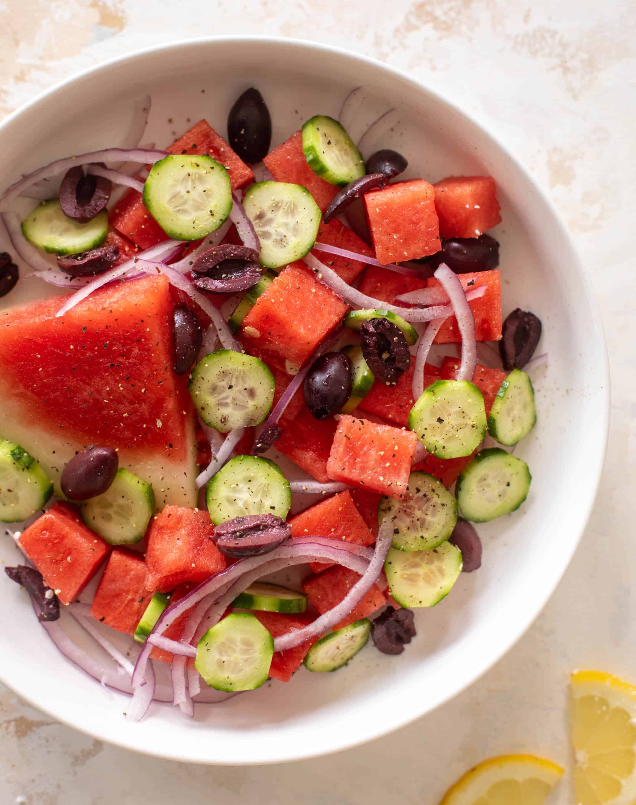 watermelon greek salad