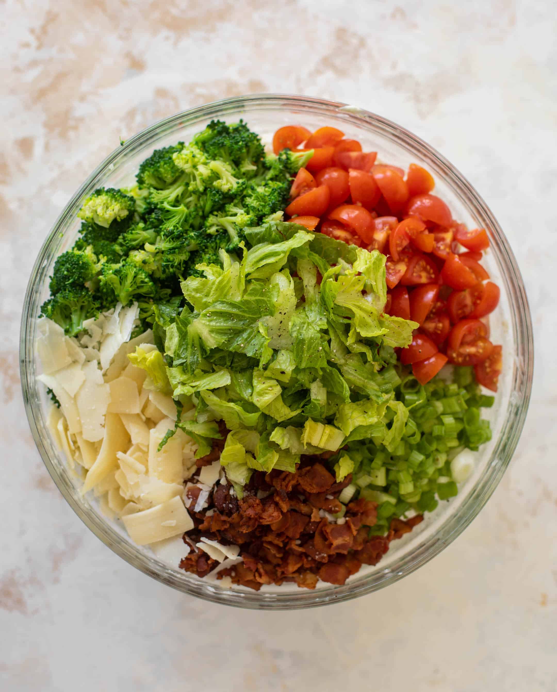 broccoli BLT pasta salad
