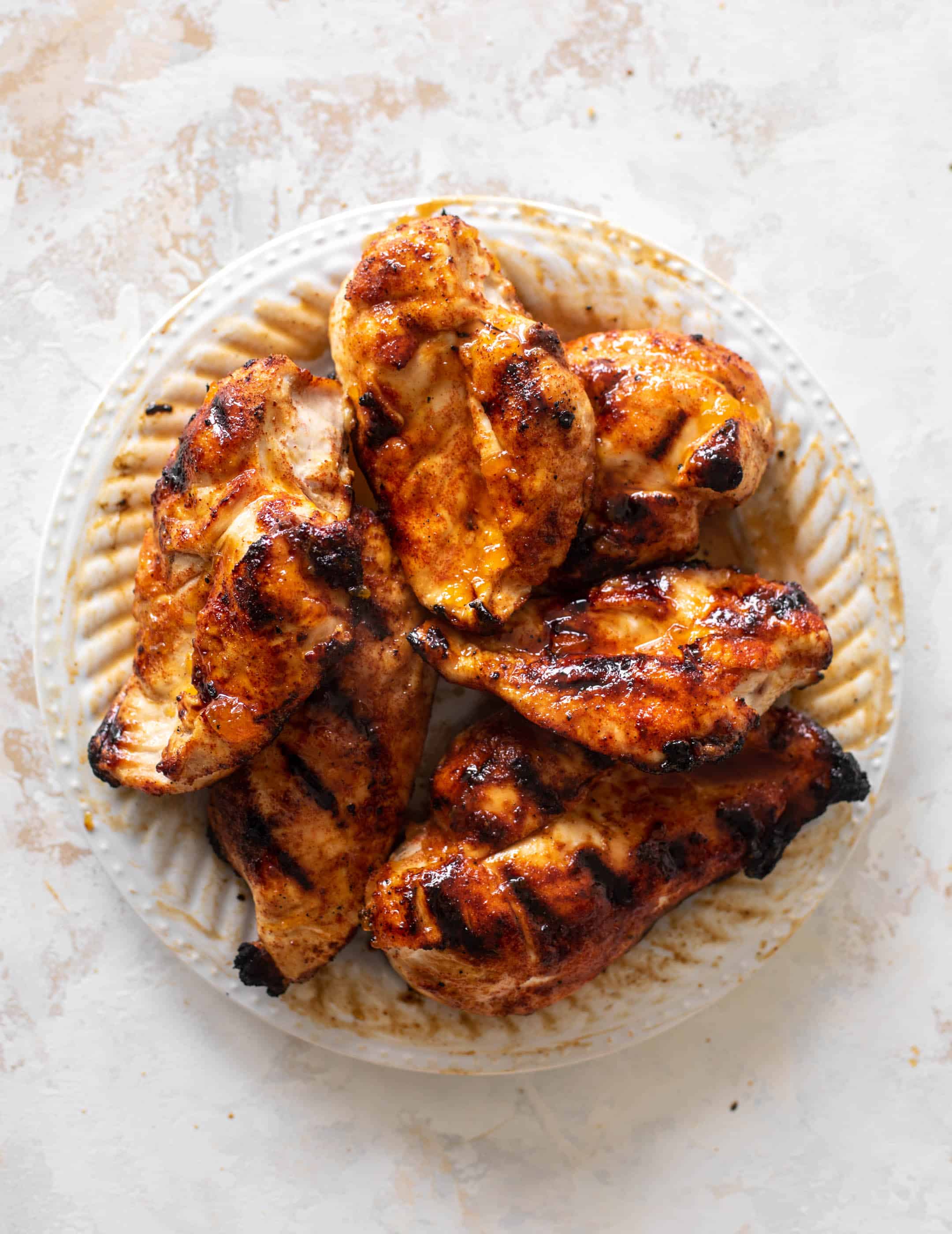 grilled jalapeño peach chicken