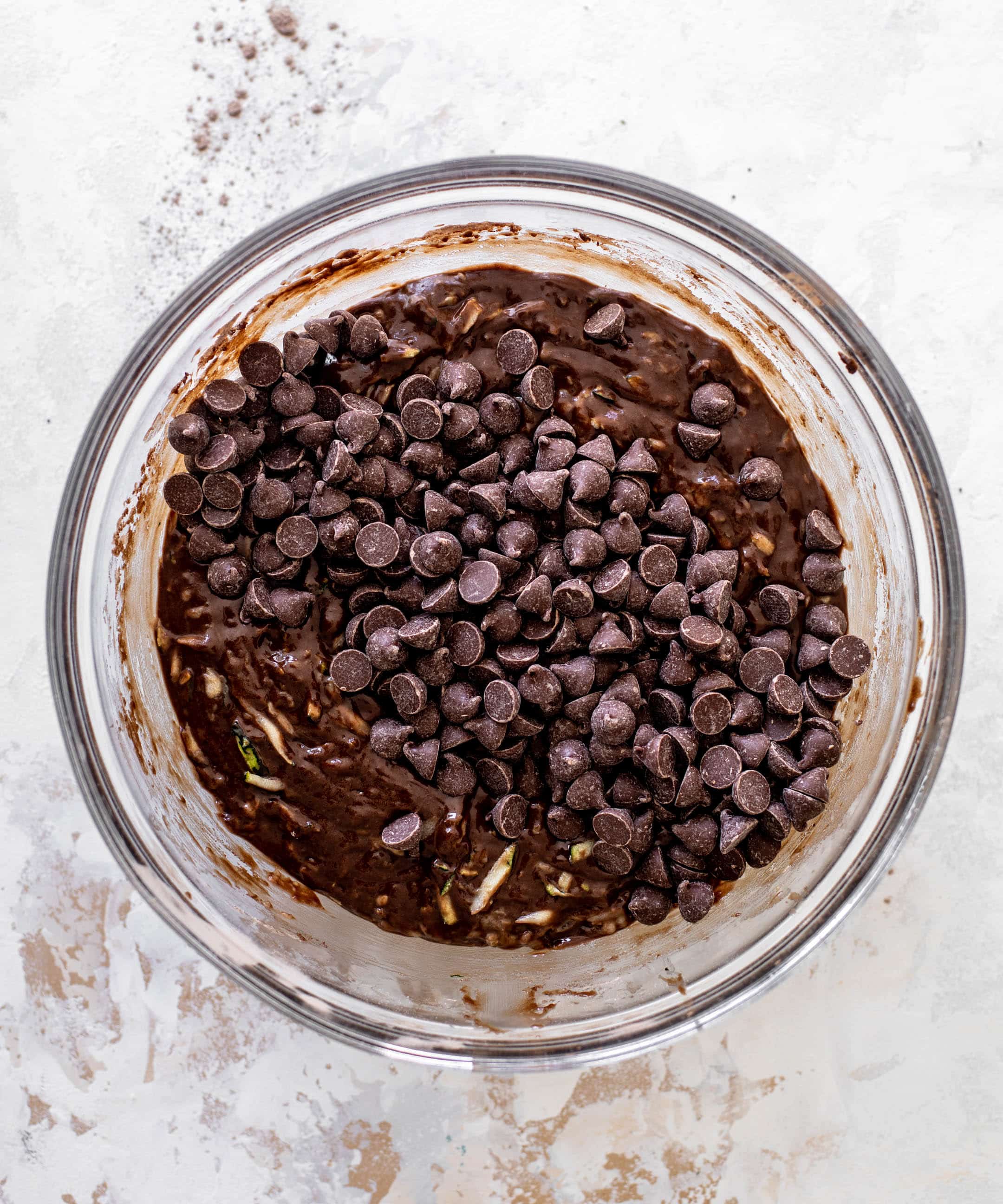 double chocolate zucchini muffins