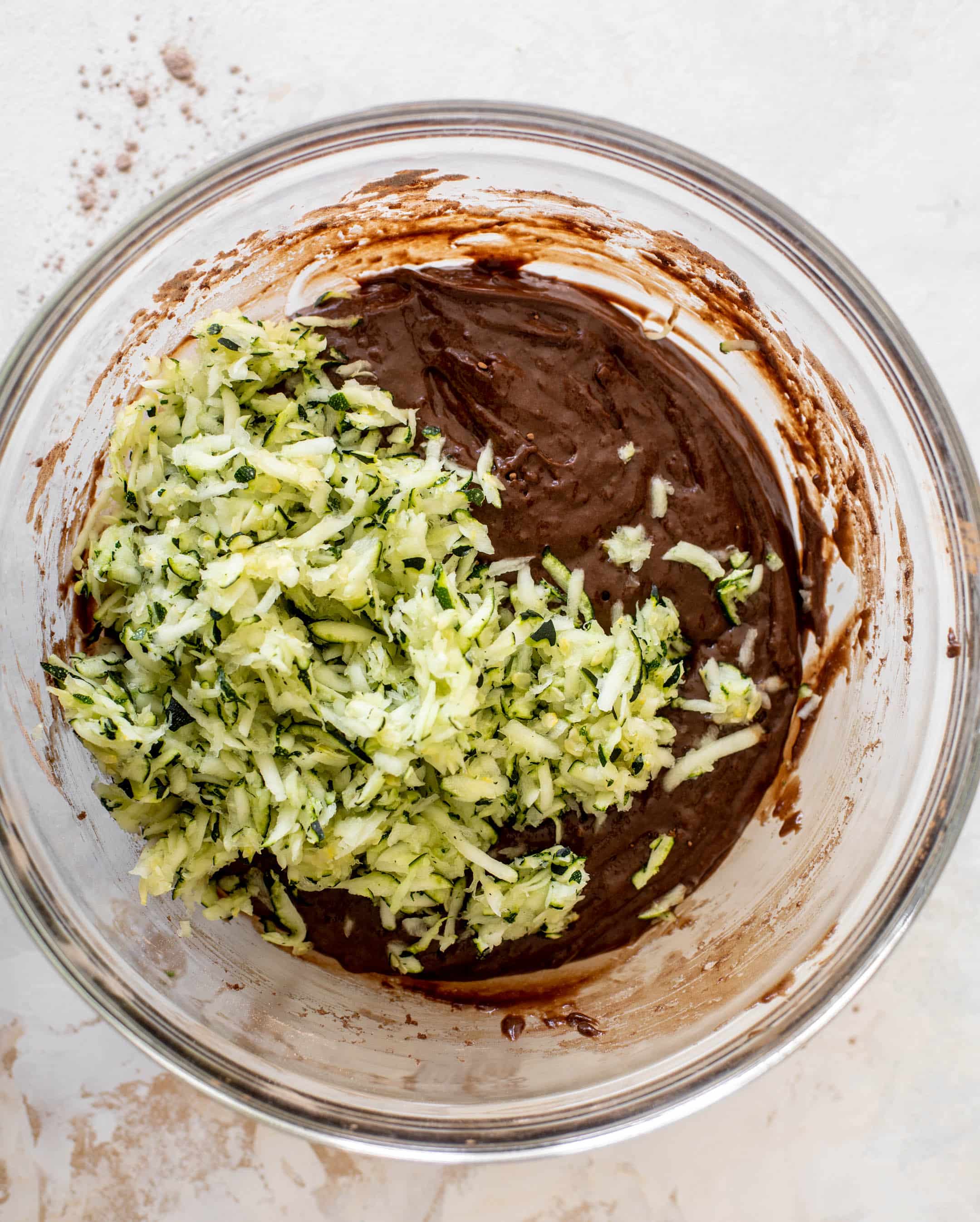 double chocolate zucchini muffins