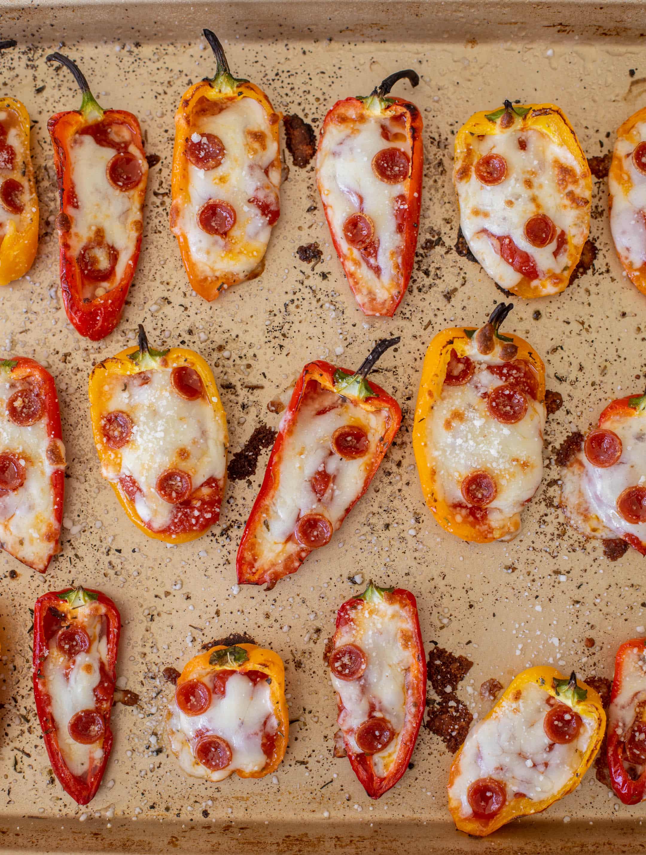 game day pizza pepper poppers
