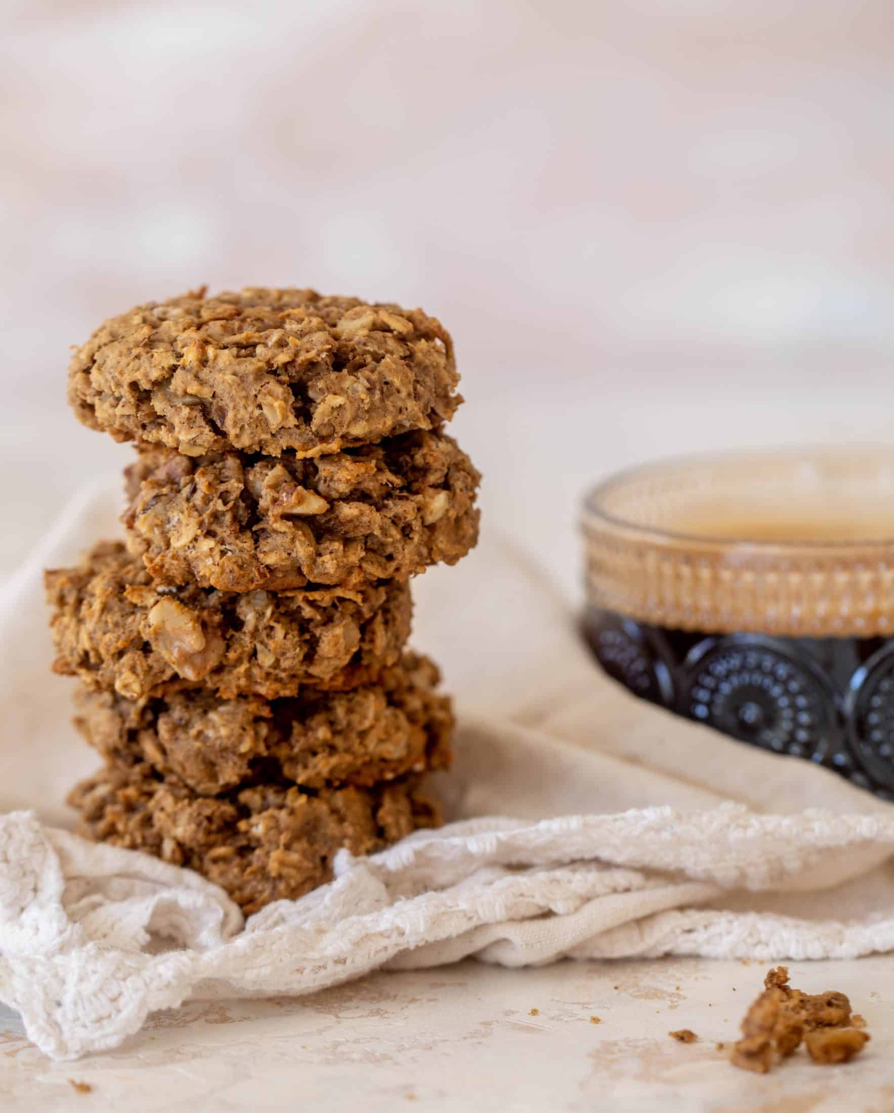 apple butter oatmeal breakfast cookies