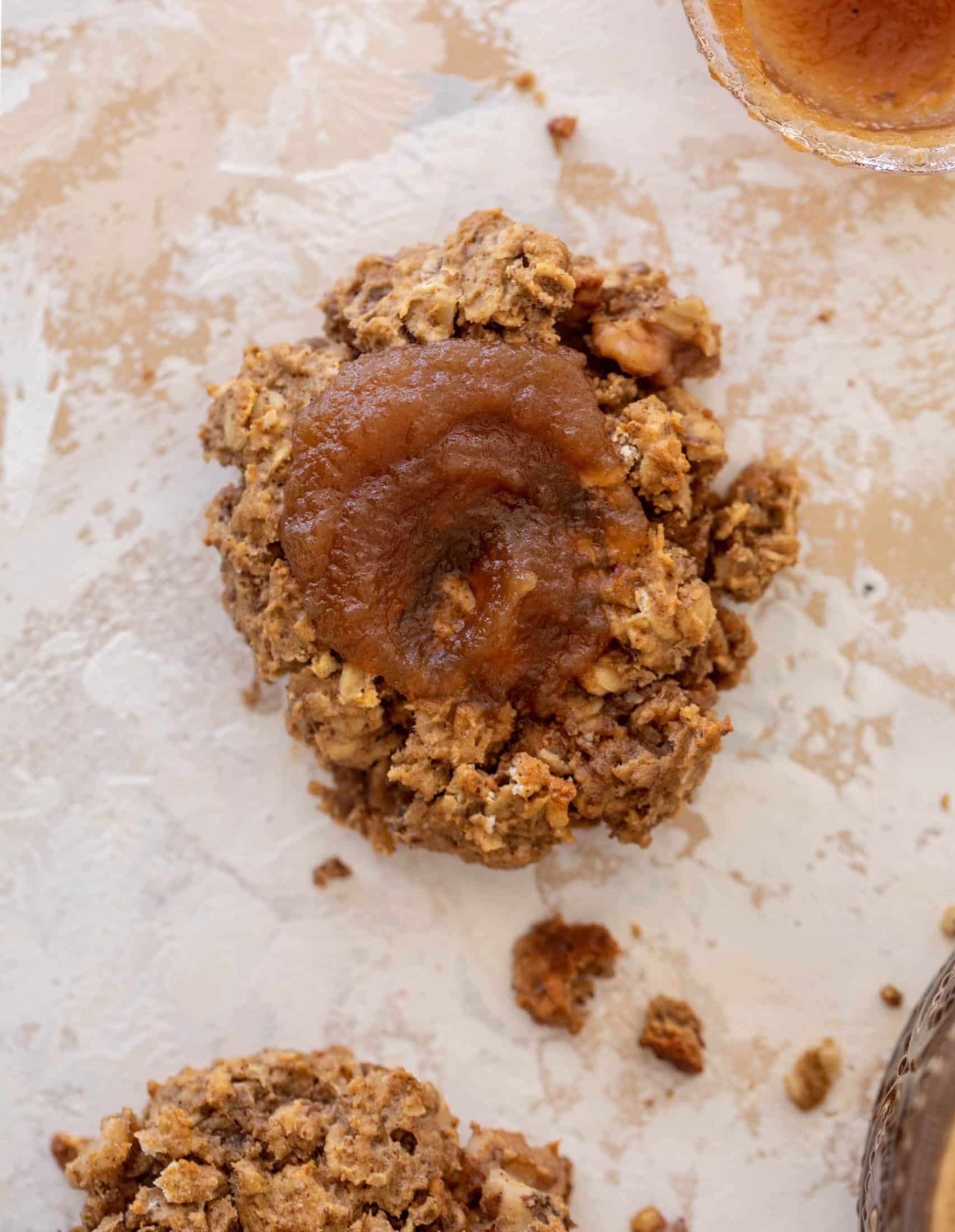 apple butter oatmeal breakfast cookies