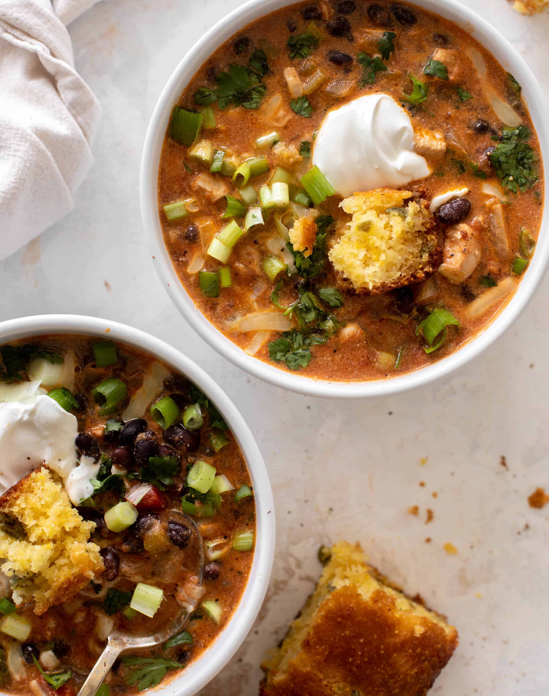 black bean chicken chili