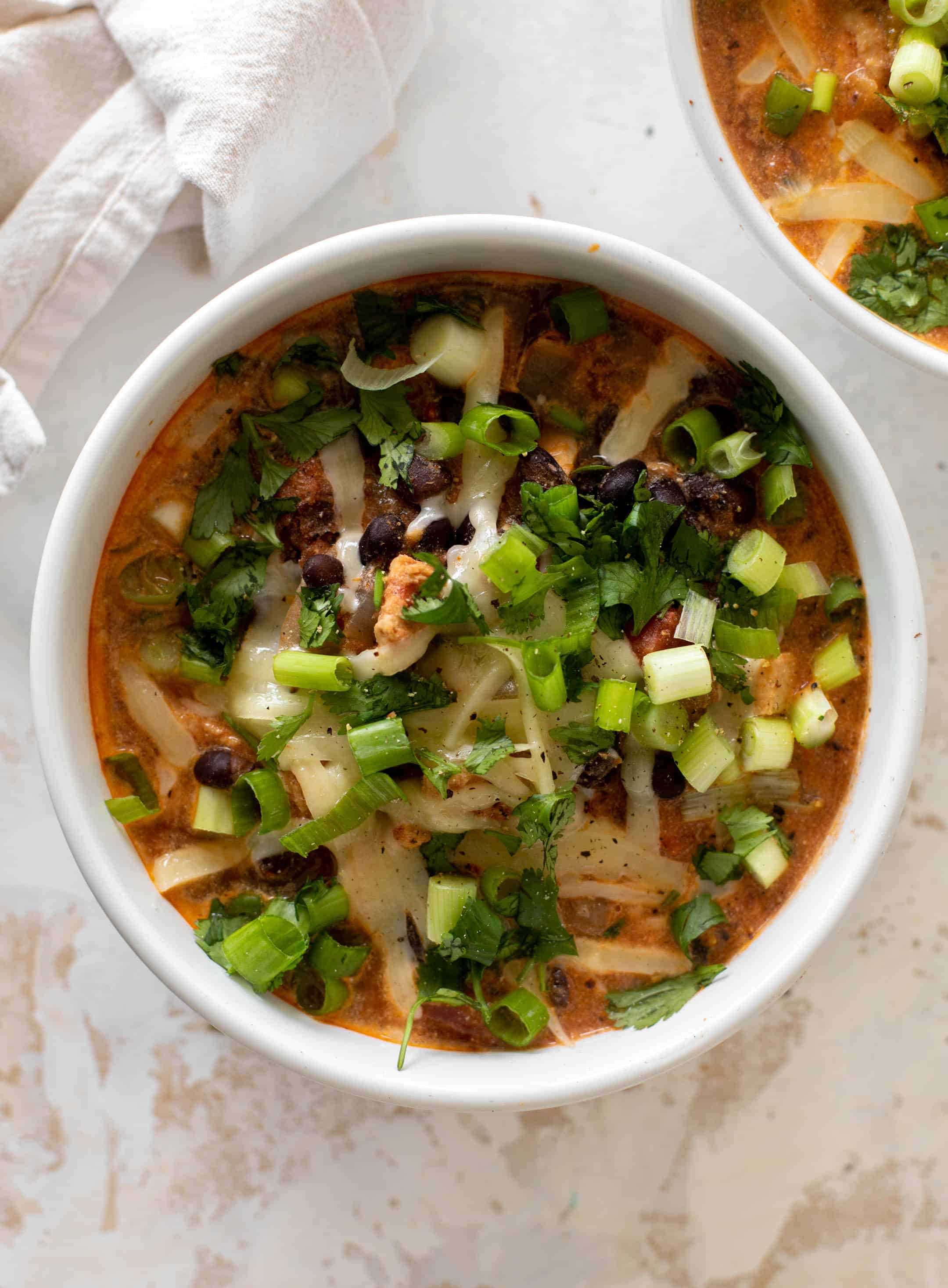 black bean chicken chili